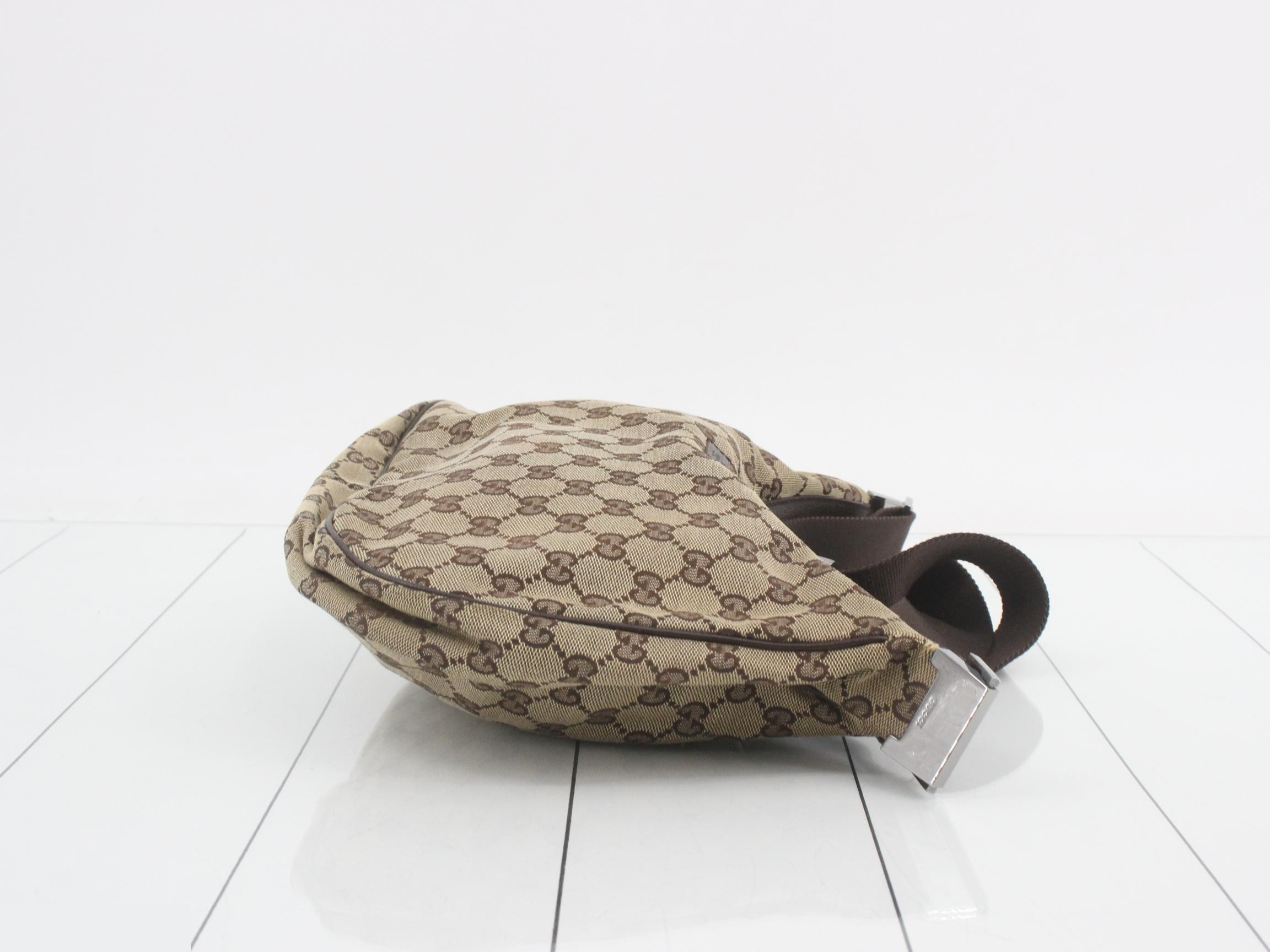 GG Canvas Shoulder Bag, Beige, 122790 — view 3