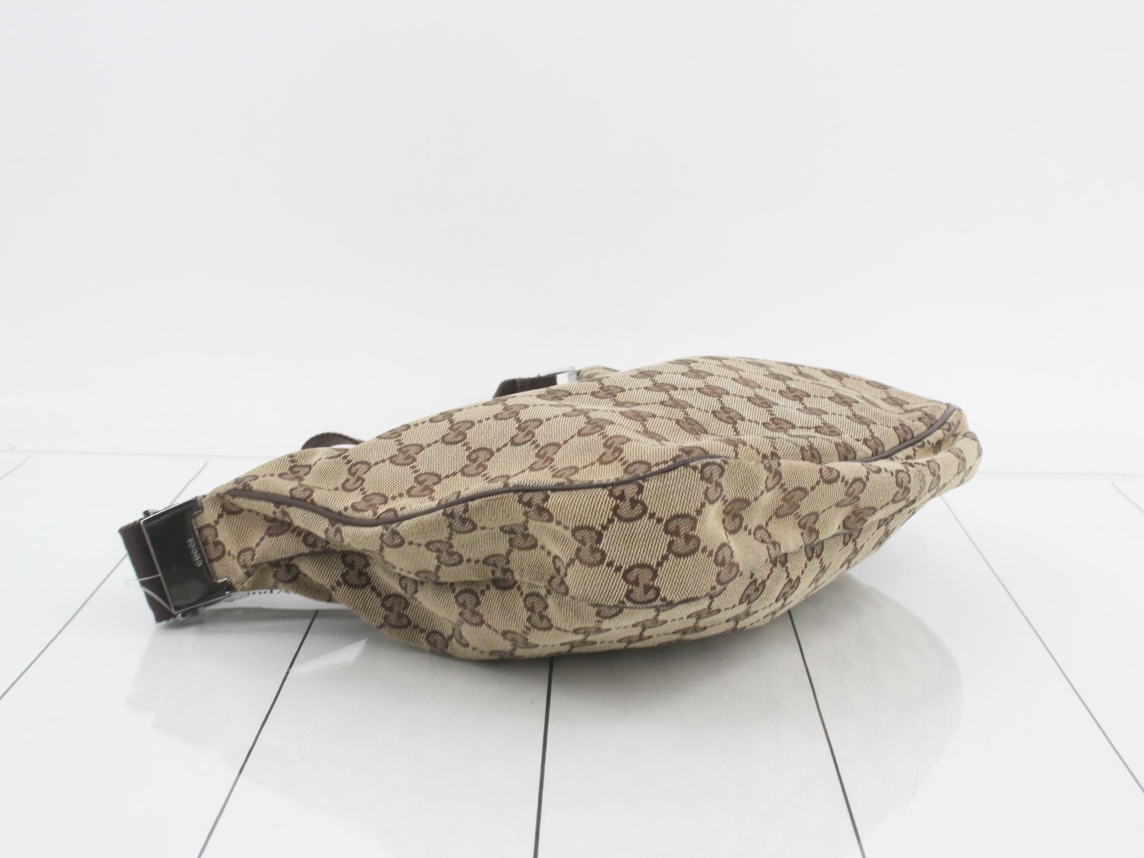 GG Canvas Shoulder Bag, Beige, 122790 — view 5