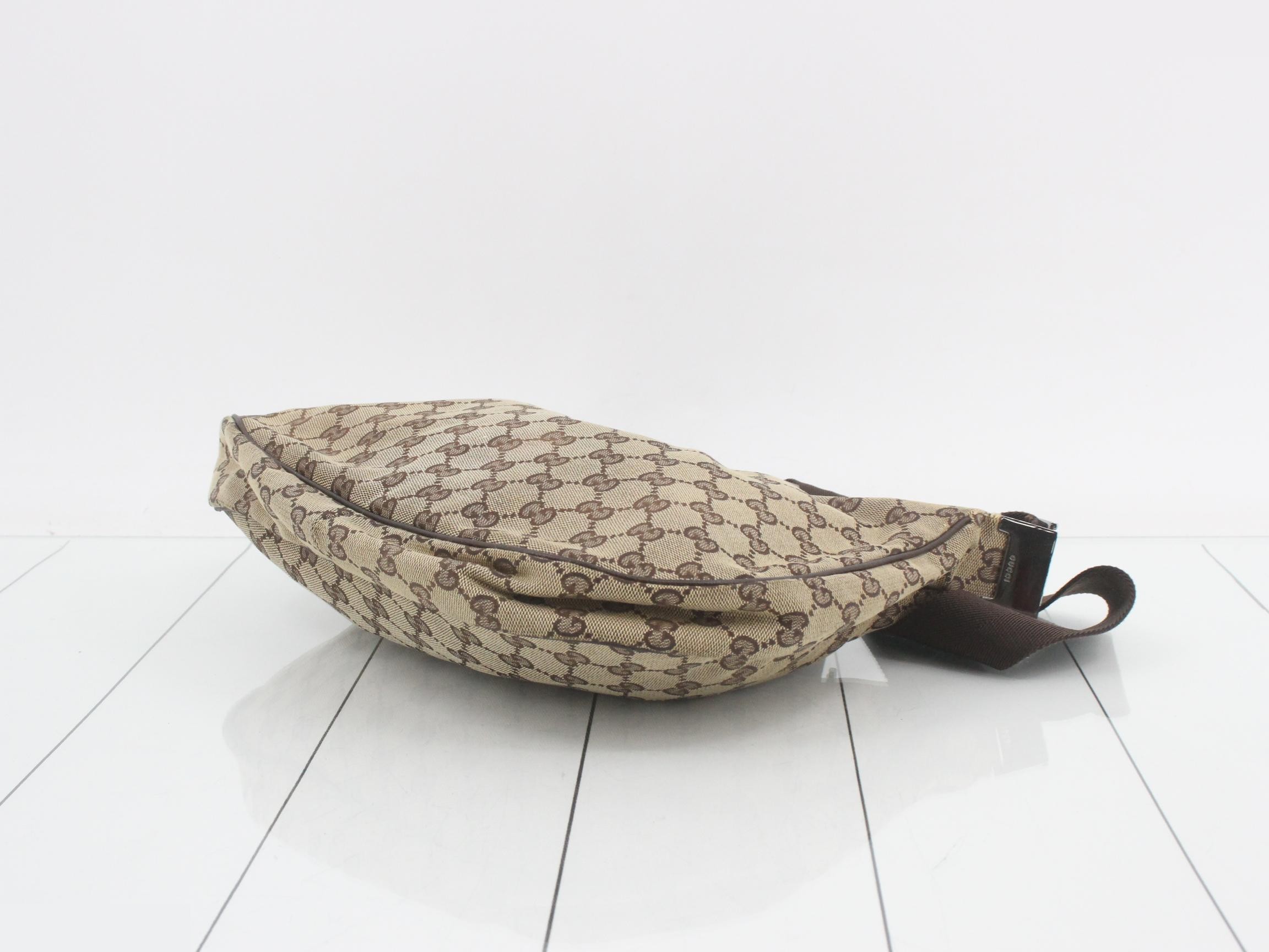 GG Canvas Shoulder Bag, Beige, 122790 — view 6