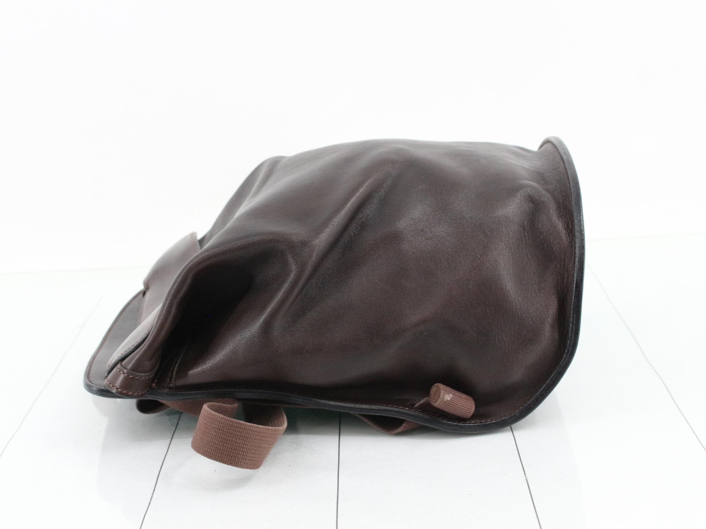 Sherpa PM Evercalf Leather, D stamp, Brown — view 4