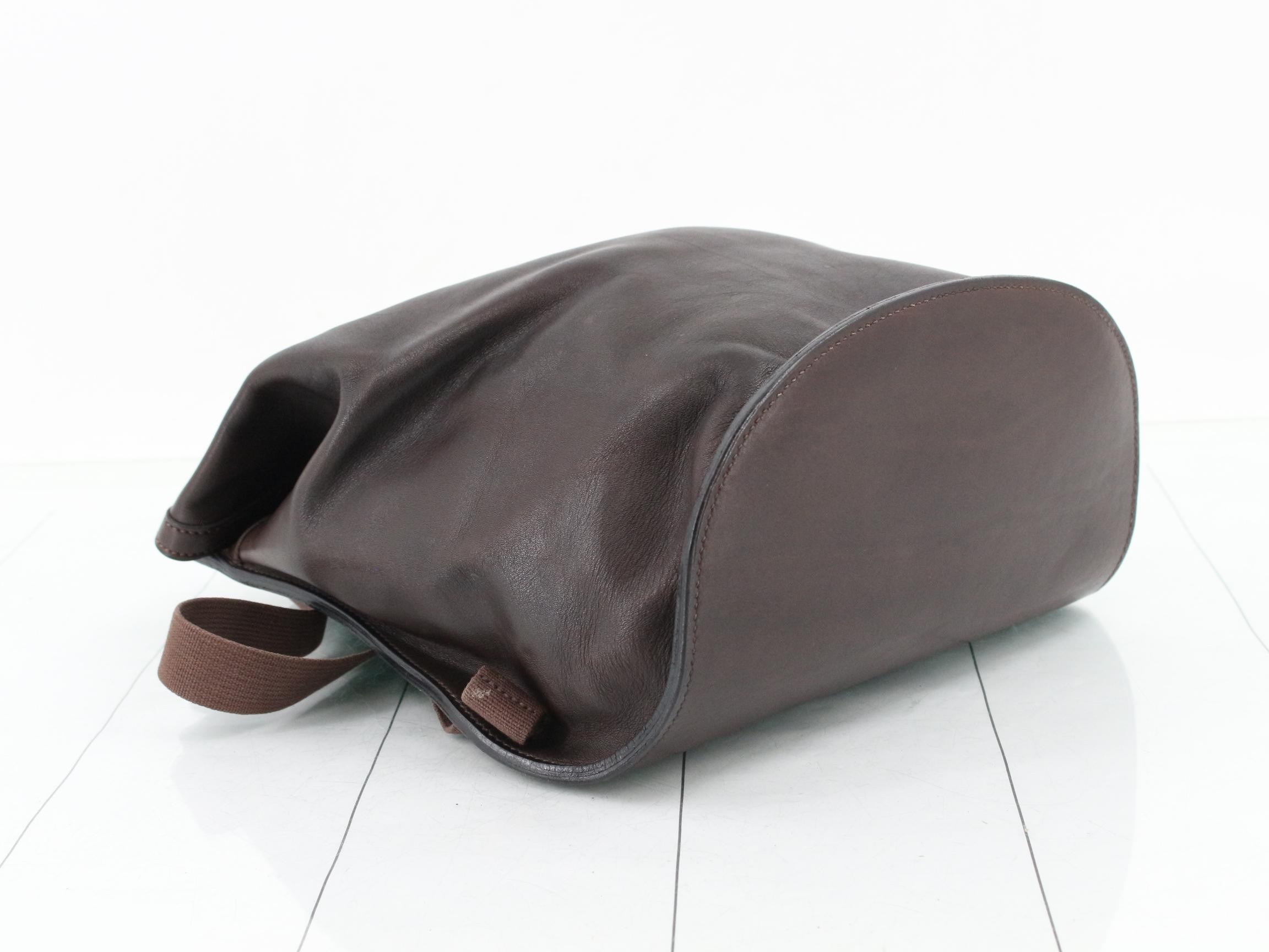 Sherpa PM Evercalf Leather, D stamp, Brown — view 5
