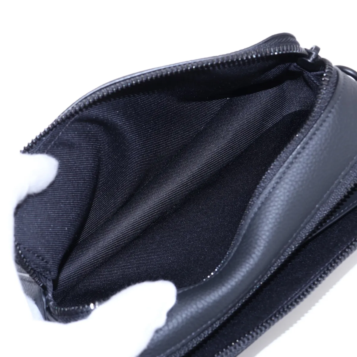 LV Aerogram Alpha Wearable Wallet M59161 Black (RFID detected) — view 7