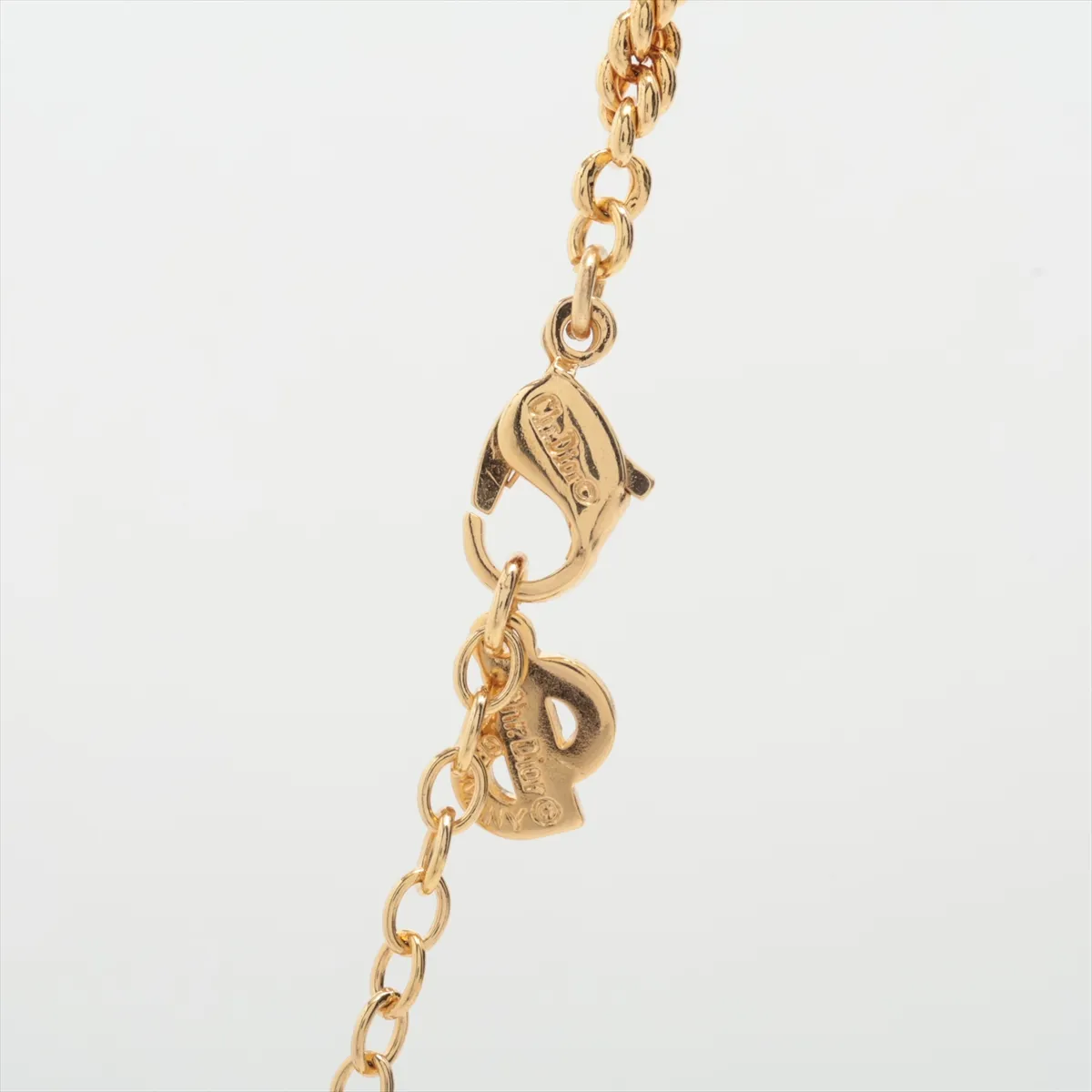 logo necklace, GP gold, — view 3