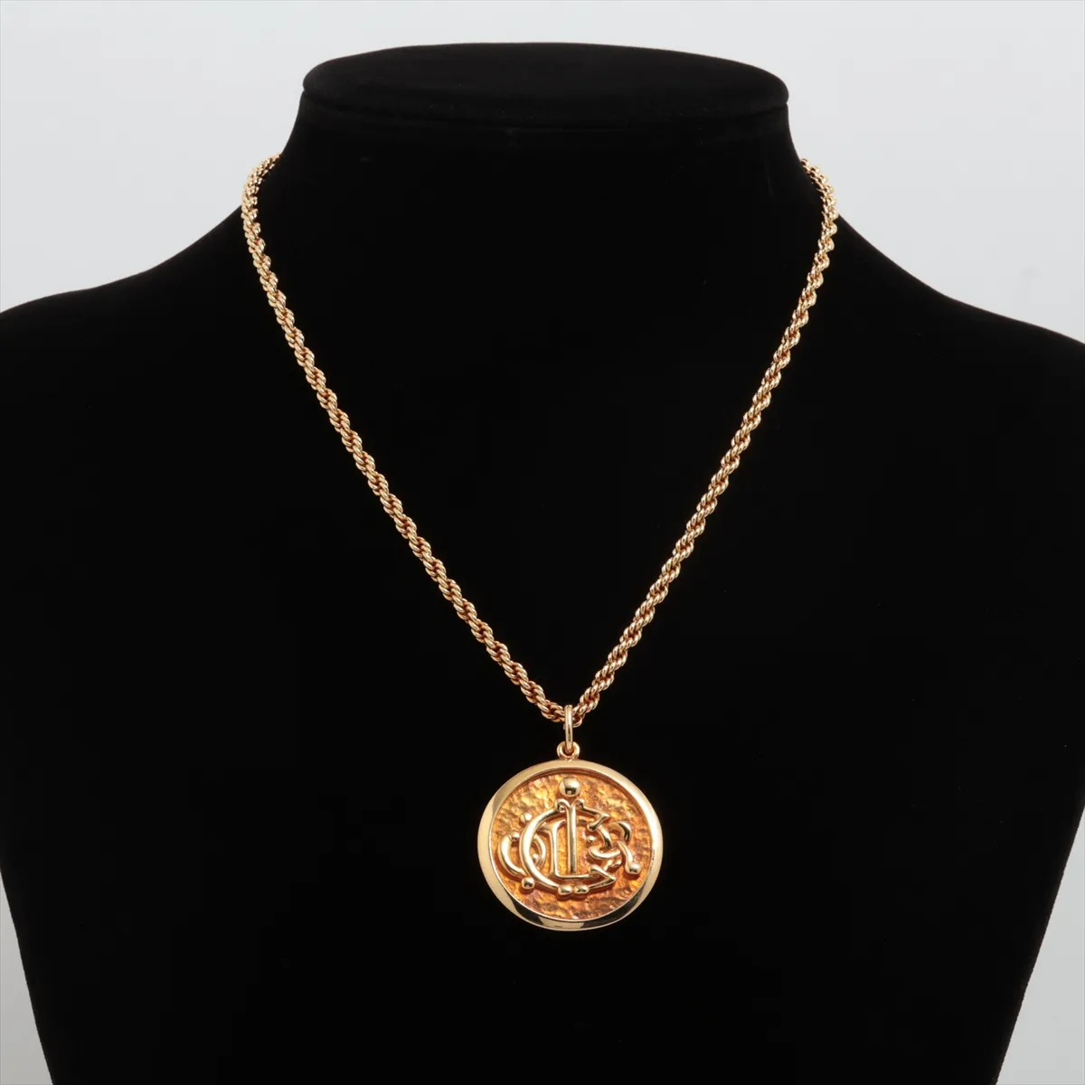 logo necklace, GP gold, — view 5