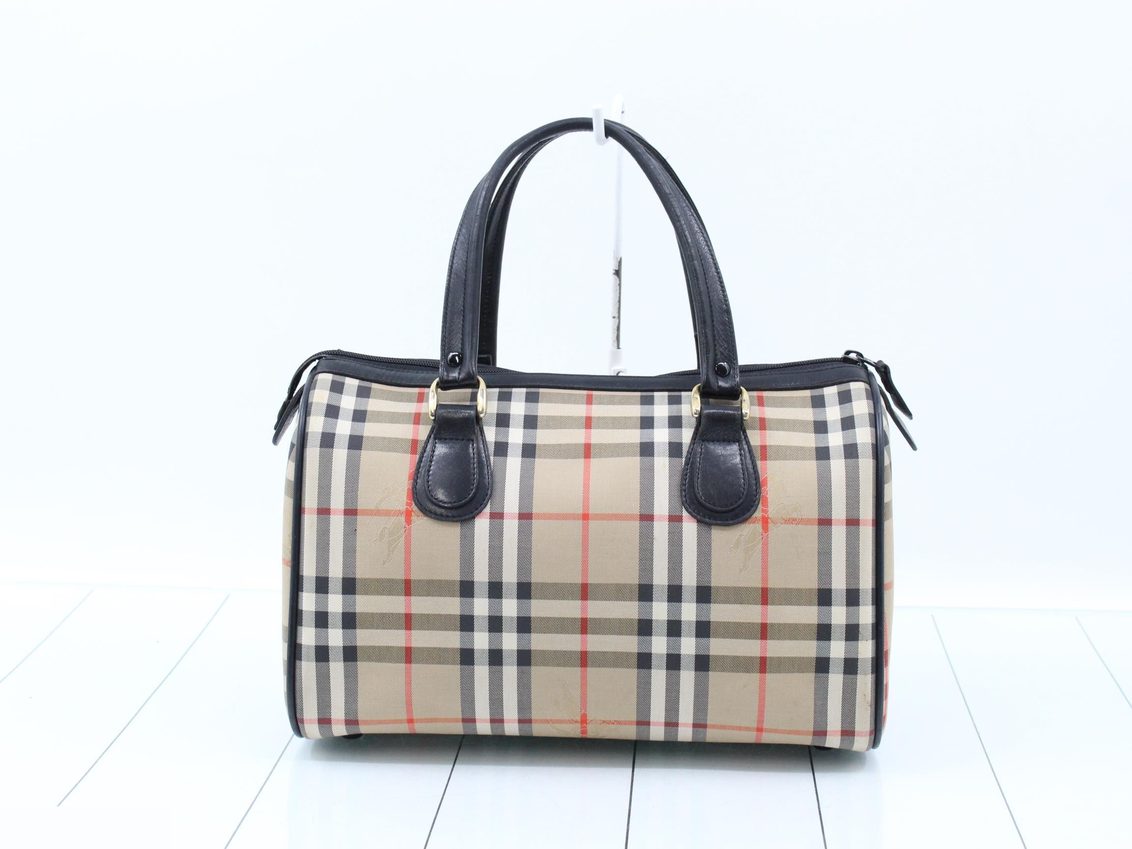 Nova Check Handbag Boston Bag — view 2