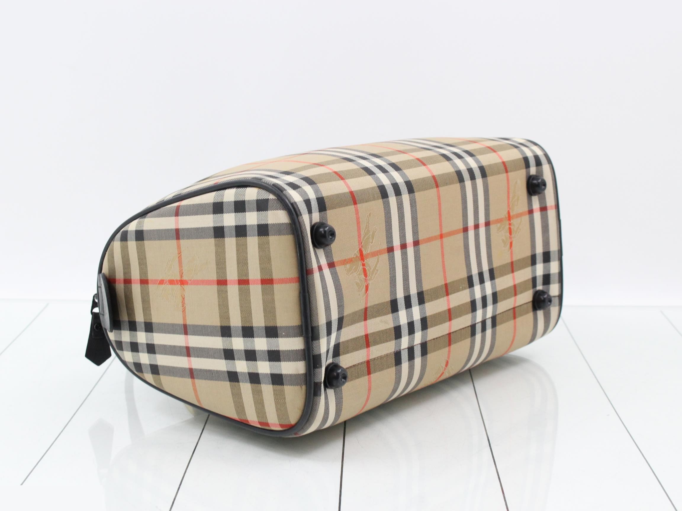 Nova Check Handbag Boston Bag — view 5