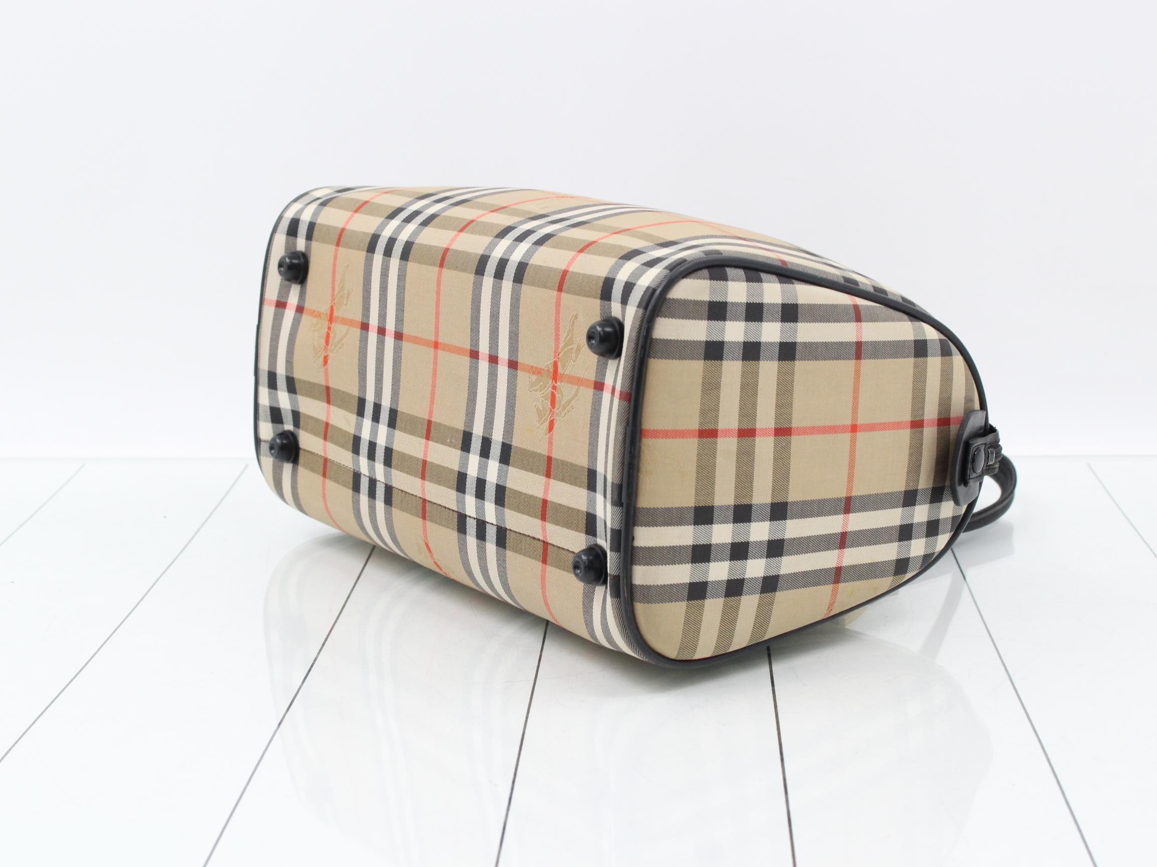 Nova Check Handbag Boston Bag — view 6