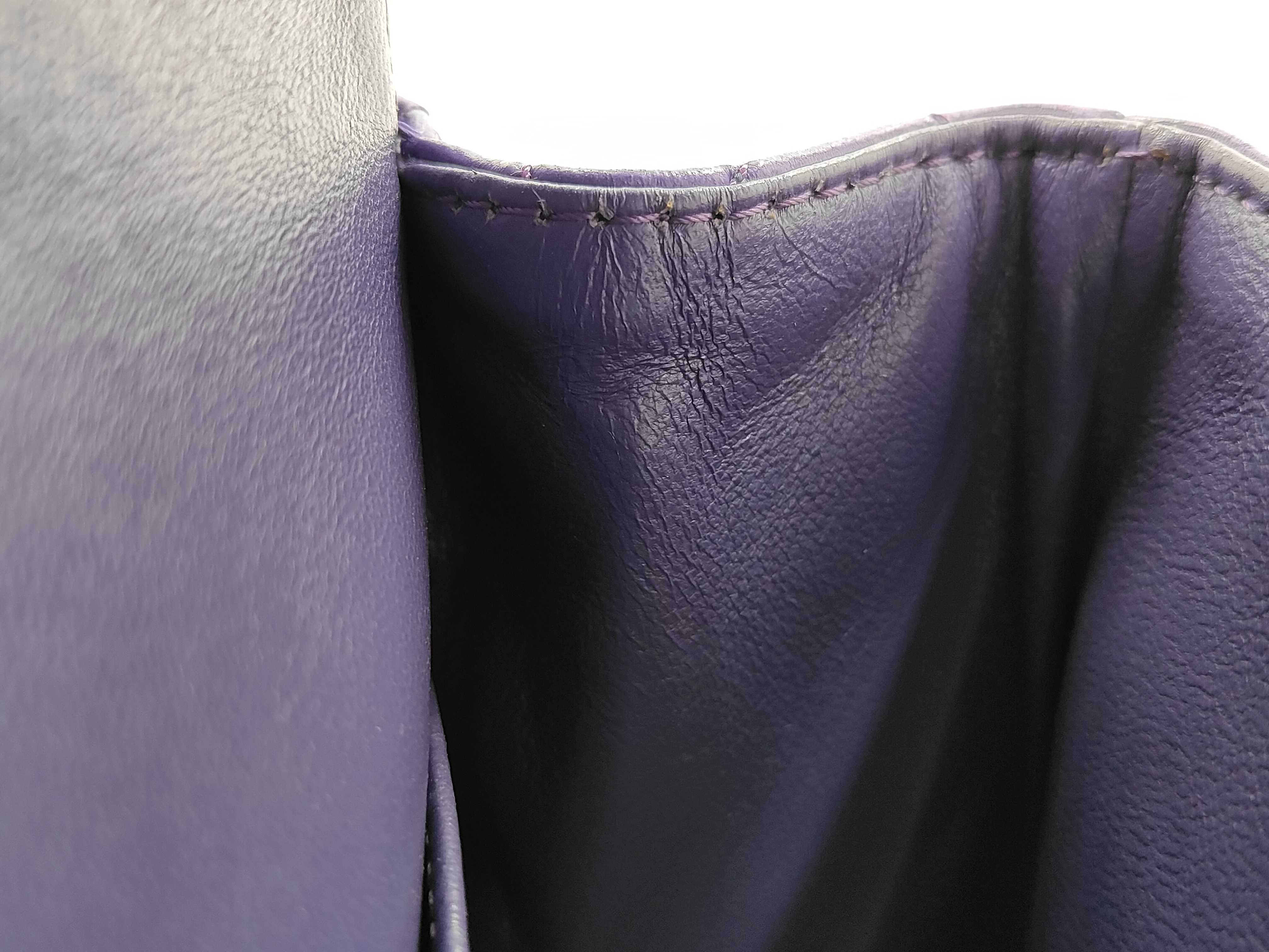 Double Flap Double Chain Shoulder Bag 2.55 Lambskin Serial Number 14 — view 15