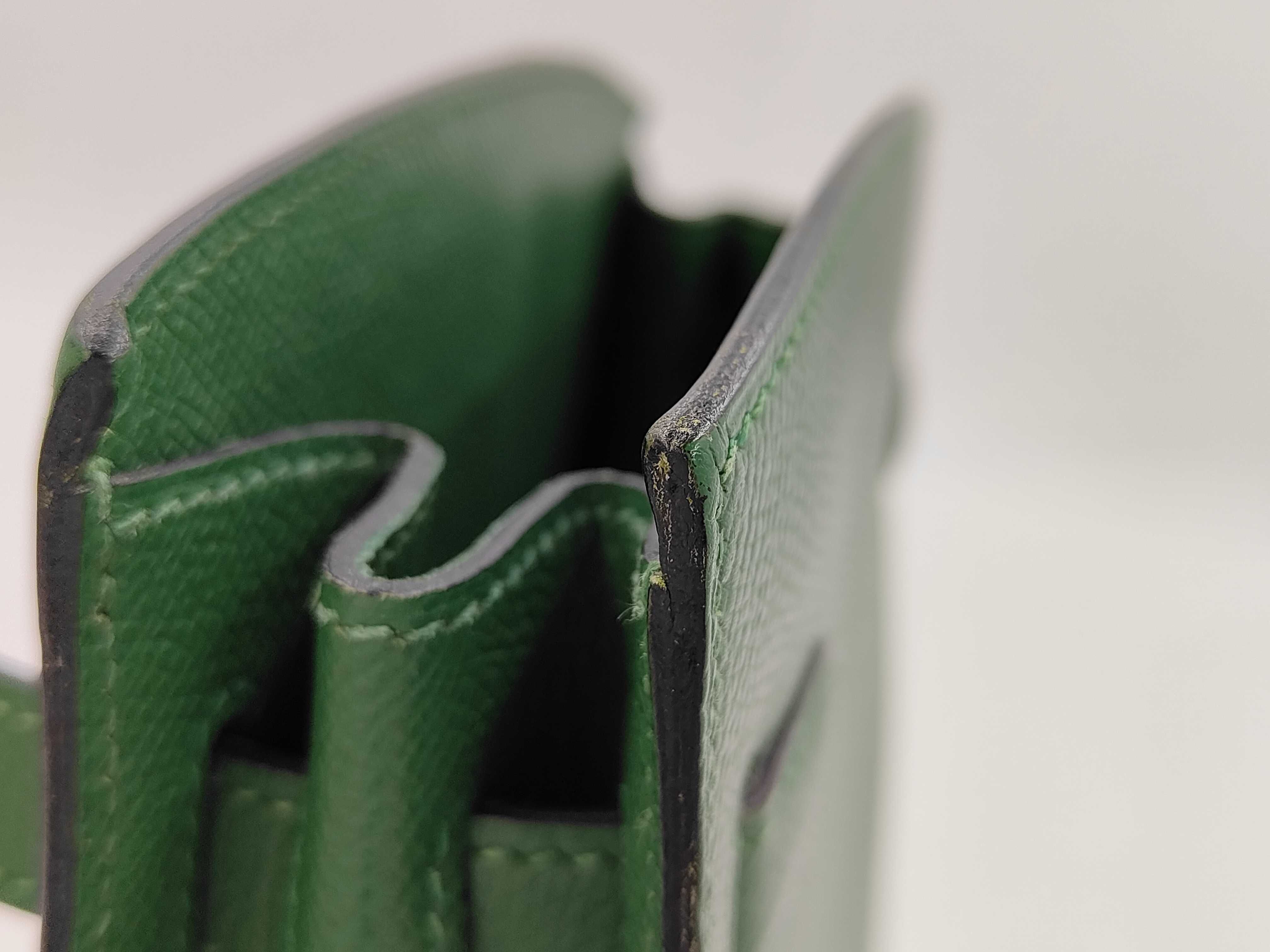 Kelly Sport MM Shoulder Bag, Veau Epsom Leather, Green, H Shoulder Bag — view 14