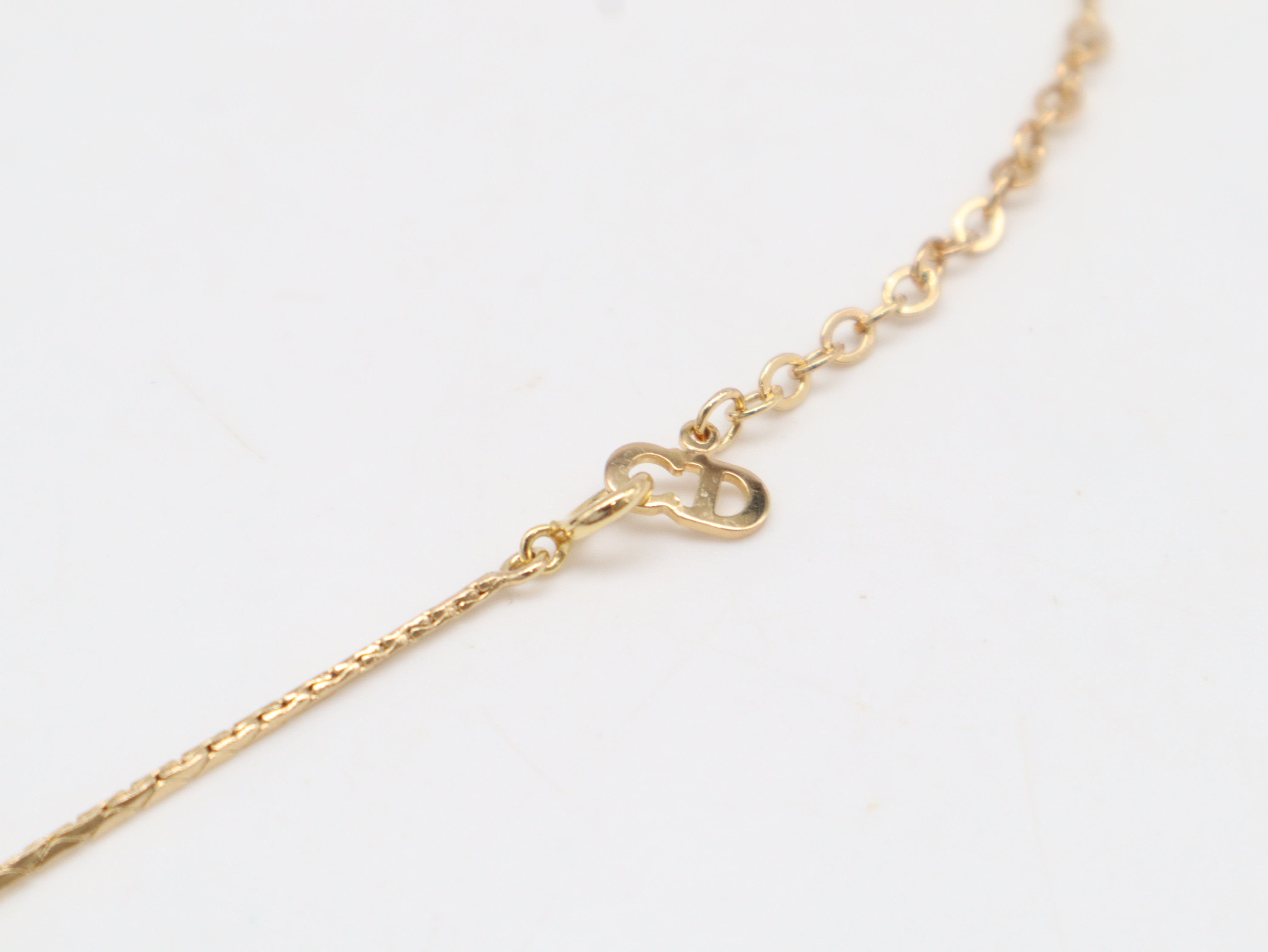 GP Faux Pearl Rhinestone Necklace — view 2
