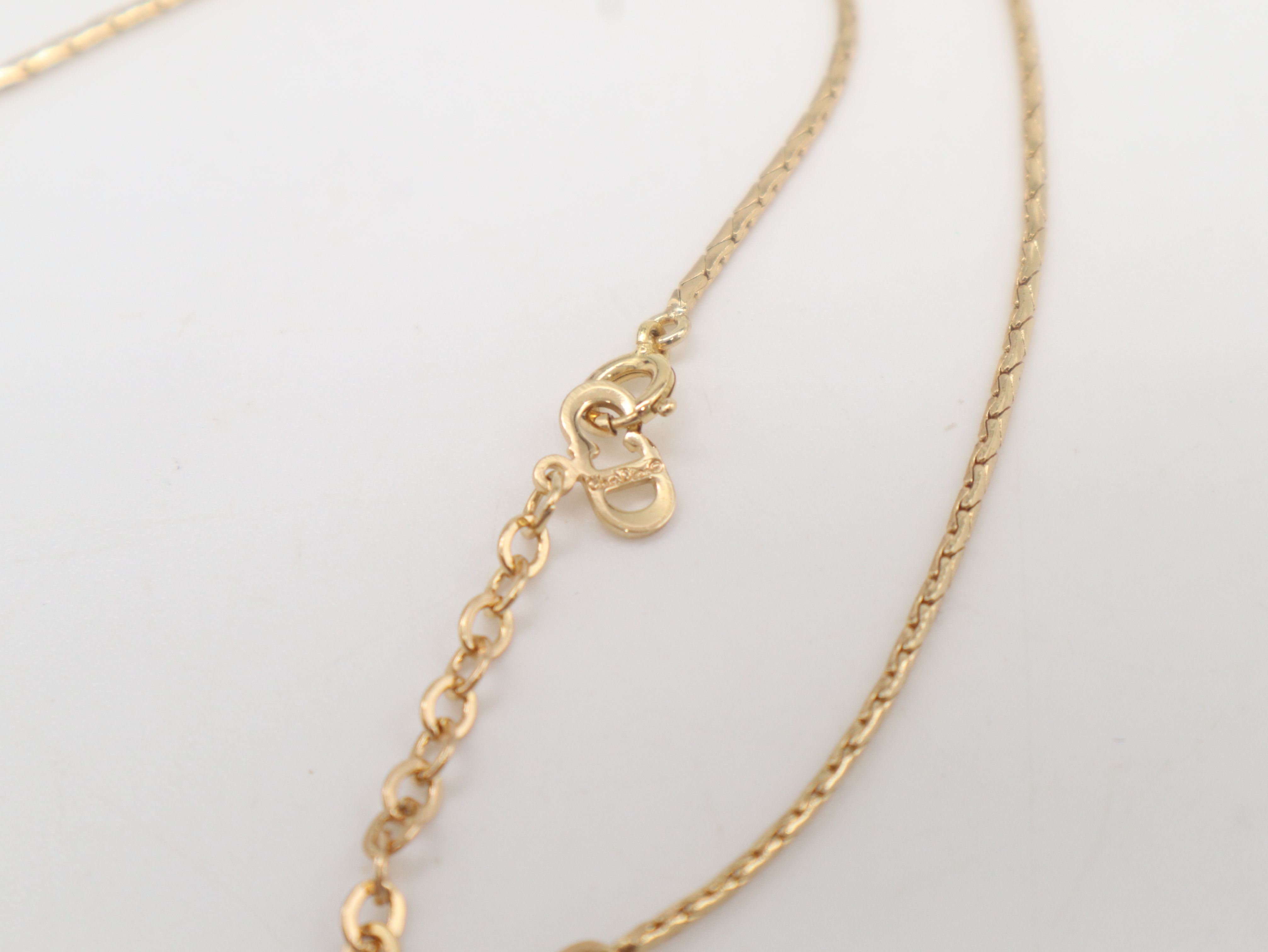 GP Faux Pearl Rhinestone Necklace — view 4