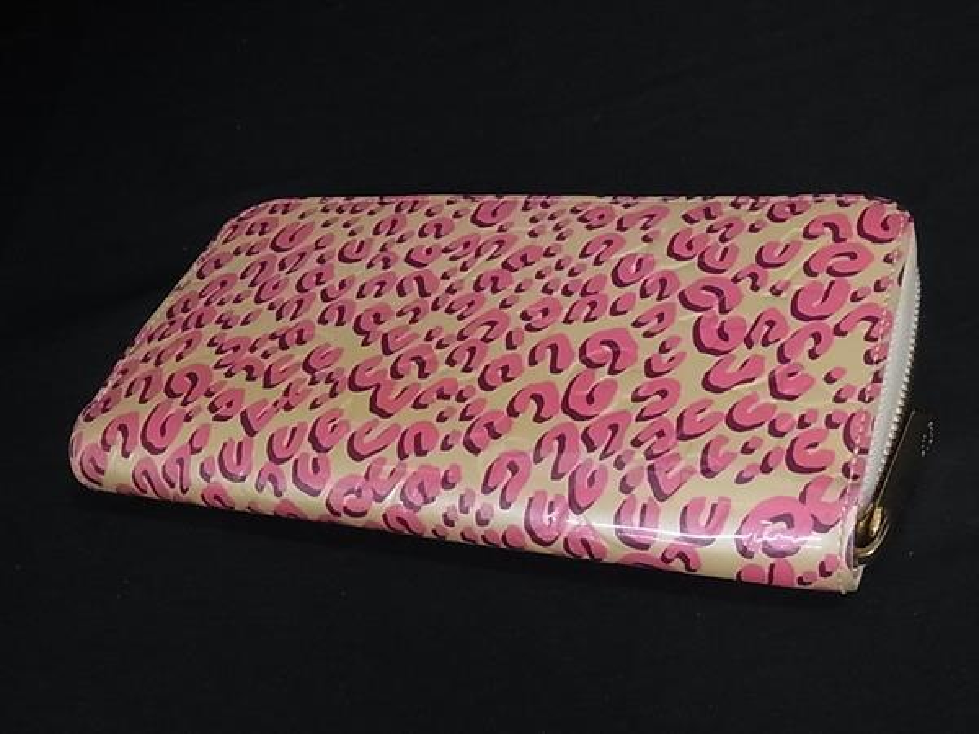 M91476 Monogram Vernis Zippy Wallet Leopard Print Round Zipper Long Wallet Beige HC2547 Wallet — view 2