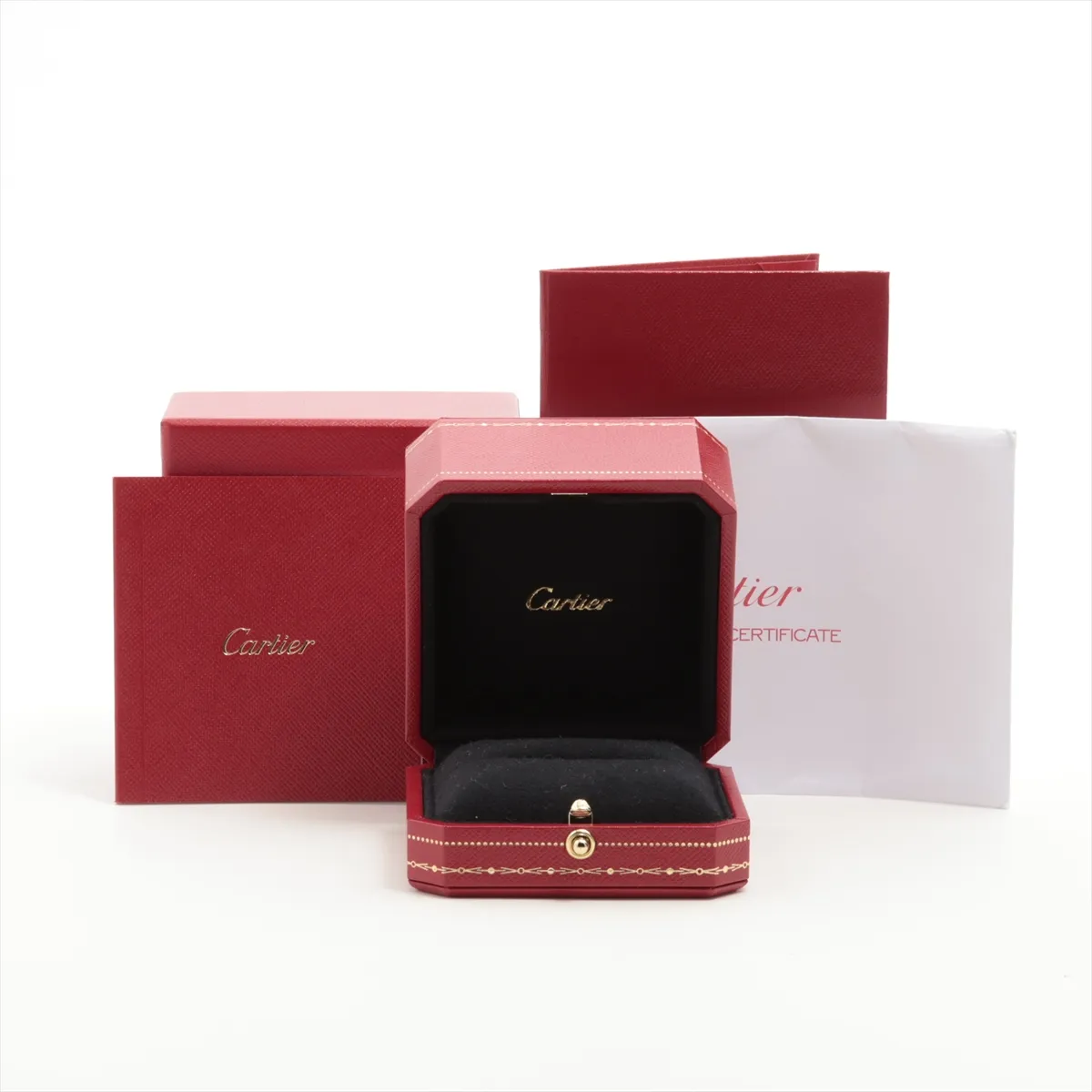 Trinity Ring 750 (Yellow Gold x Pink Gold x White Gold) 10.0g Size 51 542FLE (Dents) — view 6