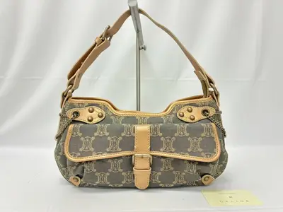 Paris Macadam One-Shoulder Bag Denim Handbag