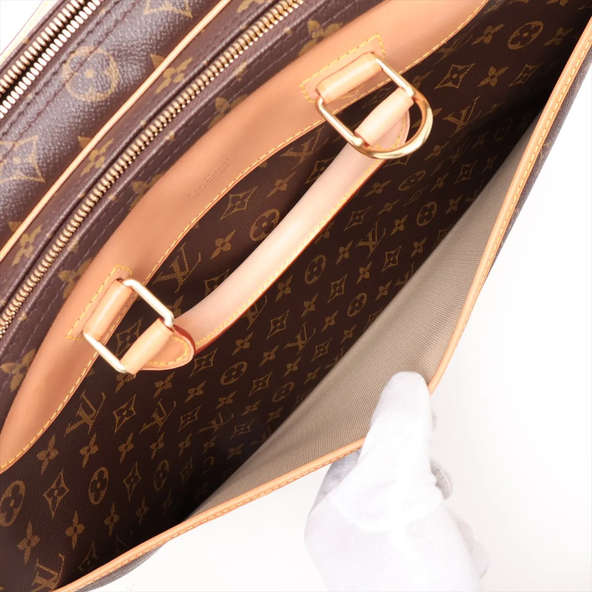 Monogram Alizé 24H M41399 VI0062 Brown — view 12