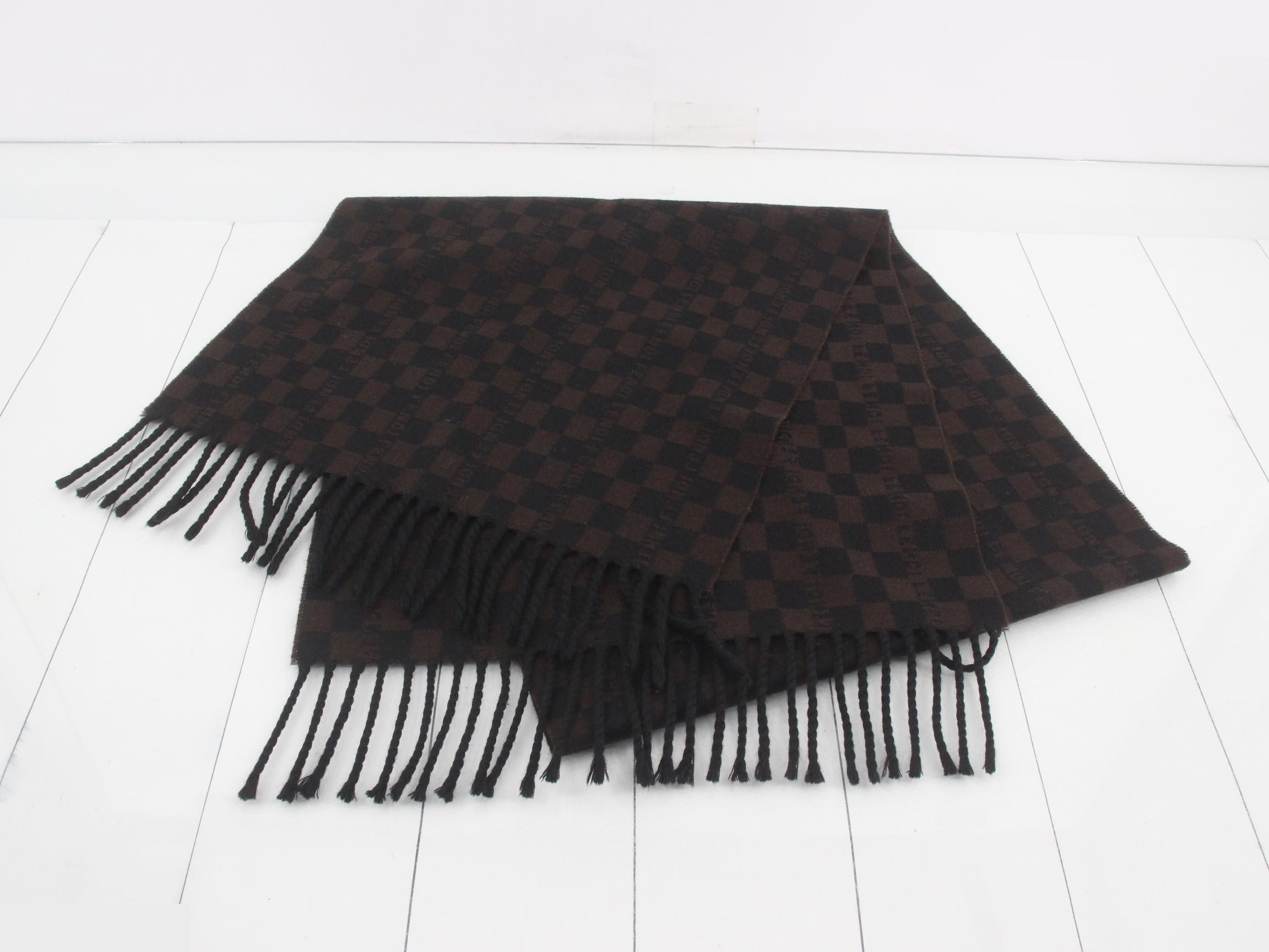 logo scarf with tags — view 2