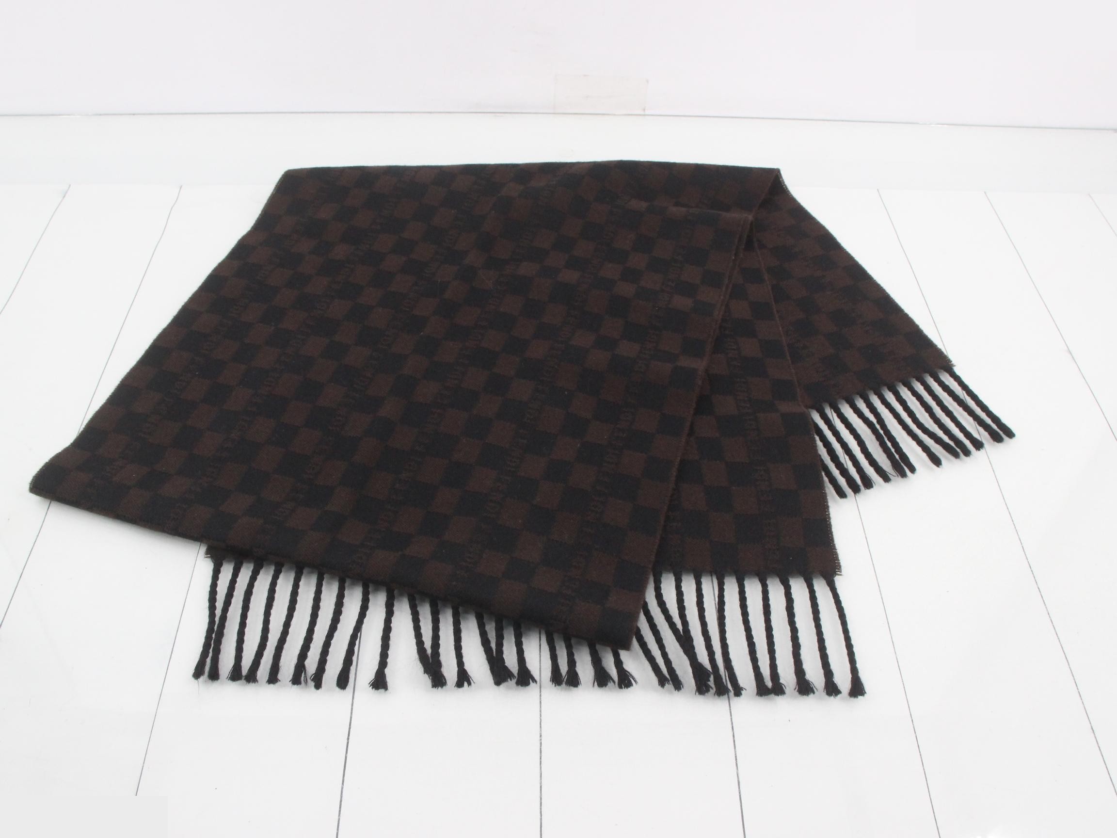 logo scarf with tags — view 3