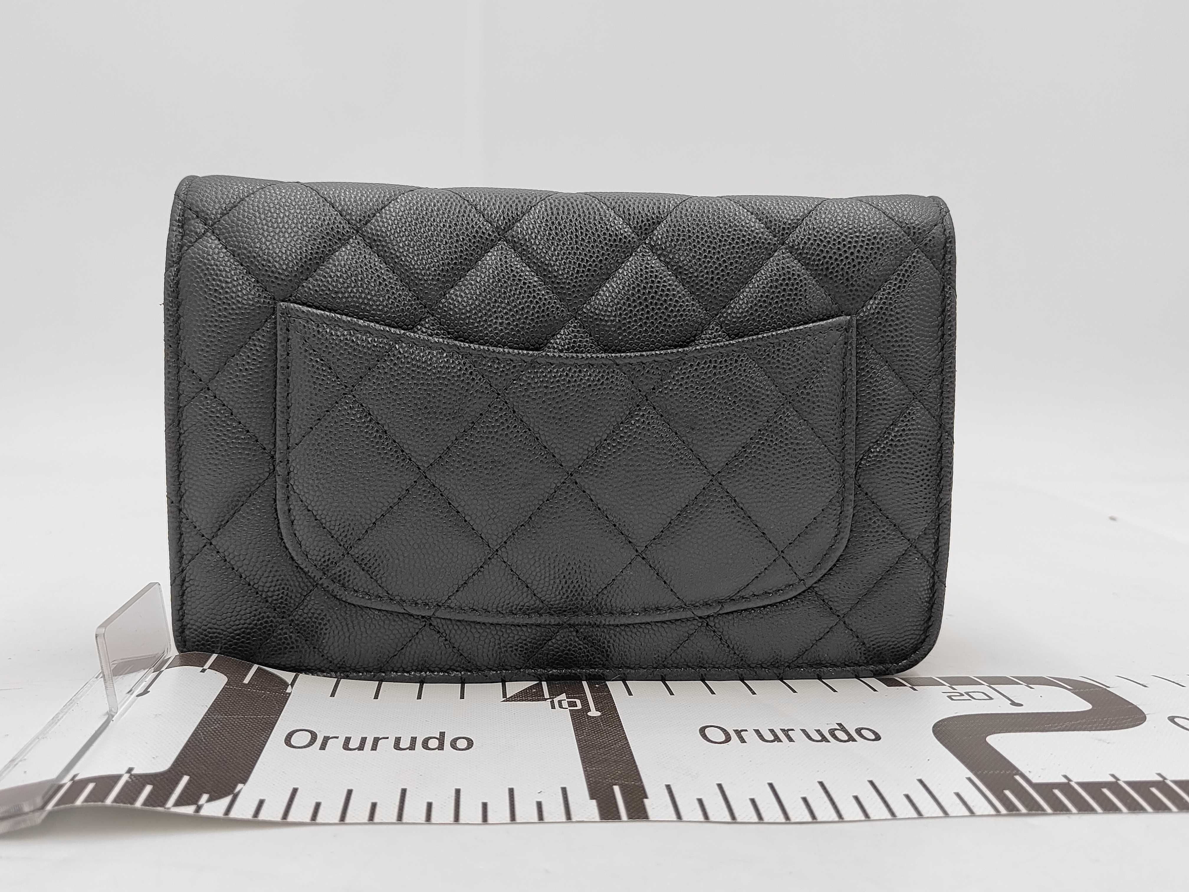 WOC Black Quilted Calfskin Chip Shoulder Bag — view 2