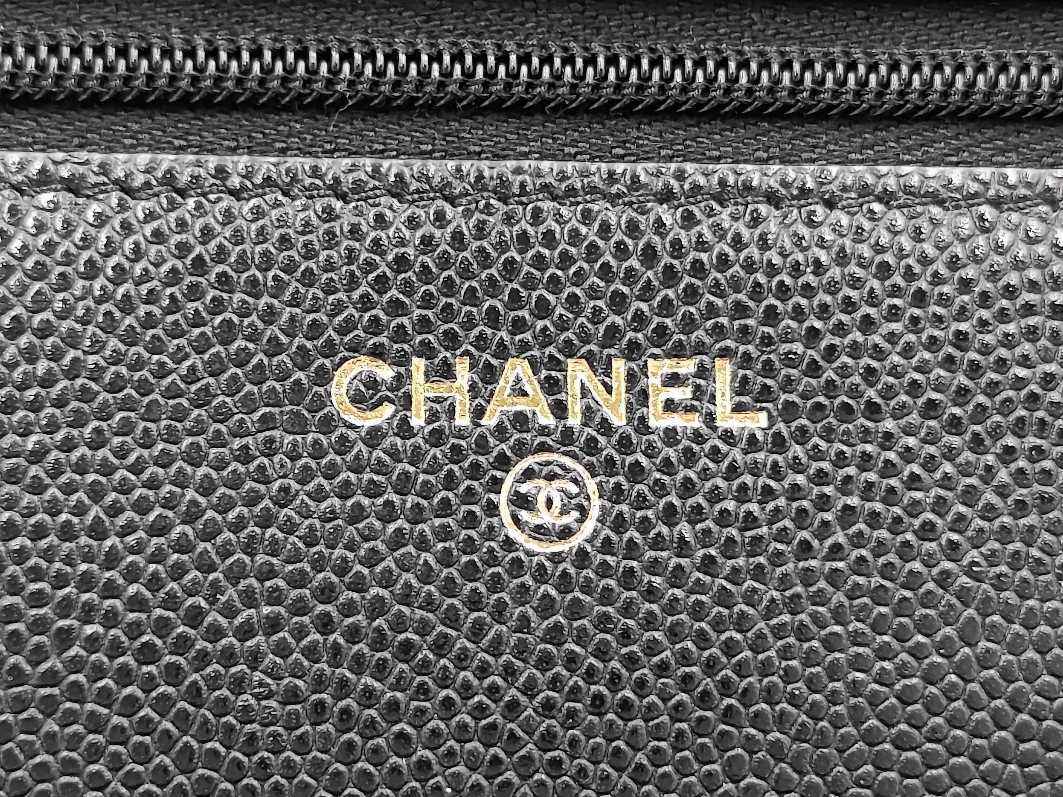 WOC Black Quilted Calfskin Chip Shoulder Bag — view 11