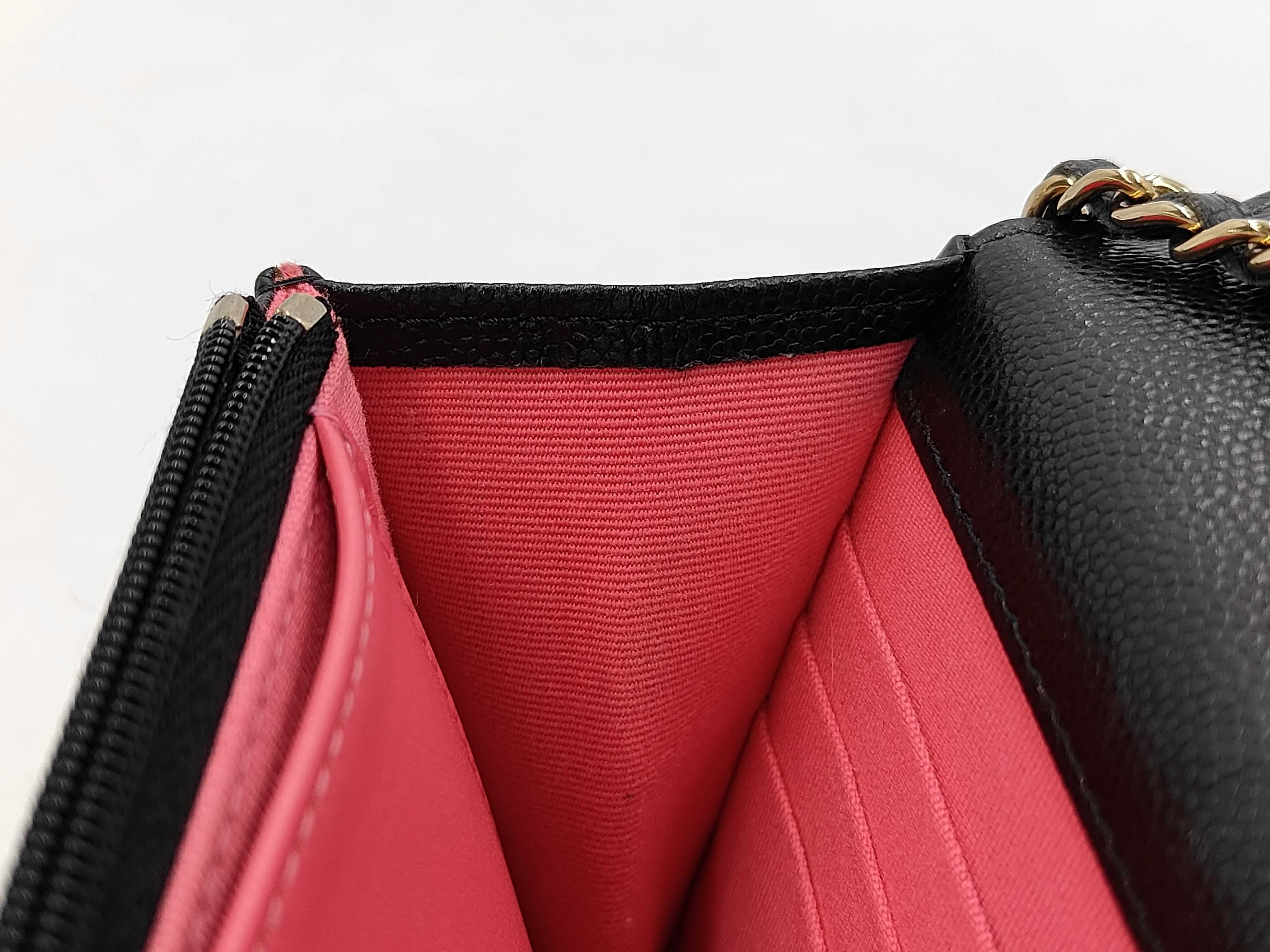 WOC Black Quilted Calfskin Chip Shoulder Bag — view 12