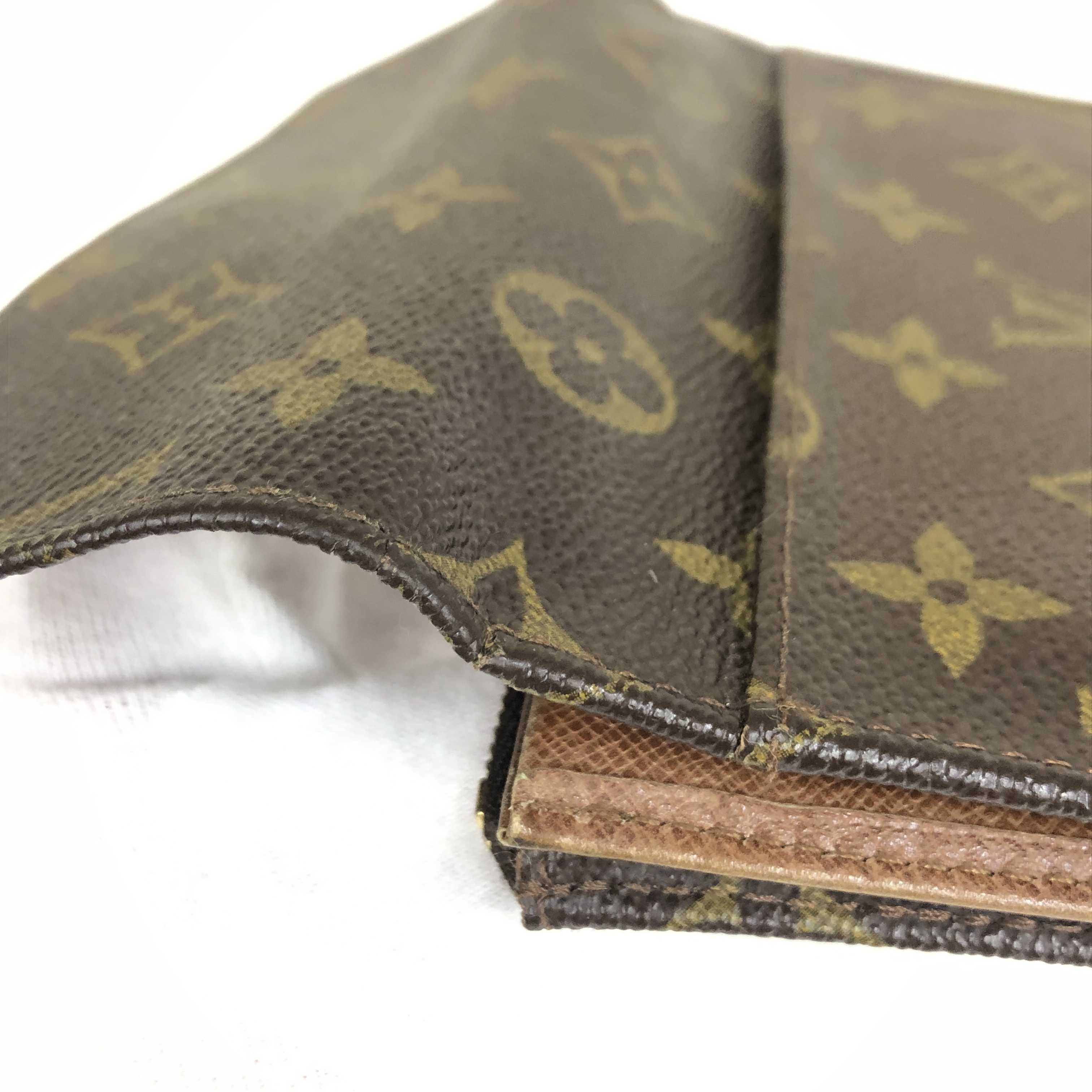 Monogram Long Wallet Vintage 831 with Coin Pocket Wallet Made in France — view 12