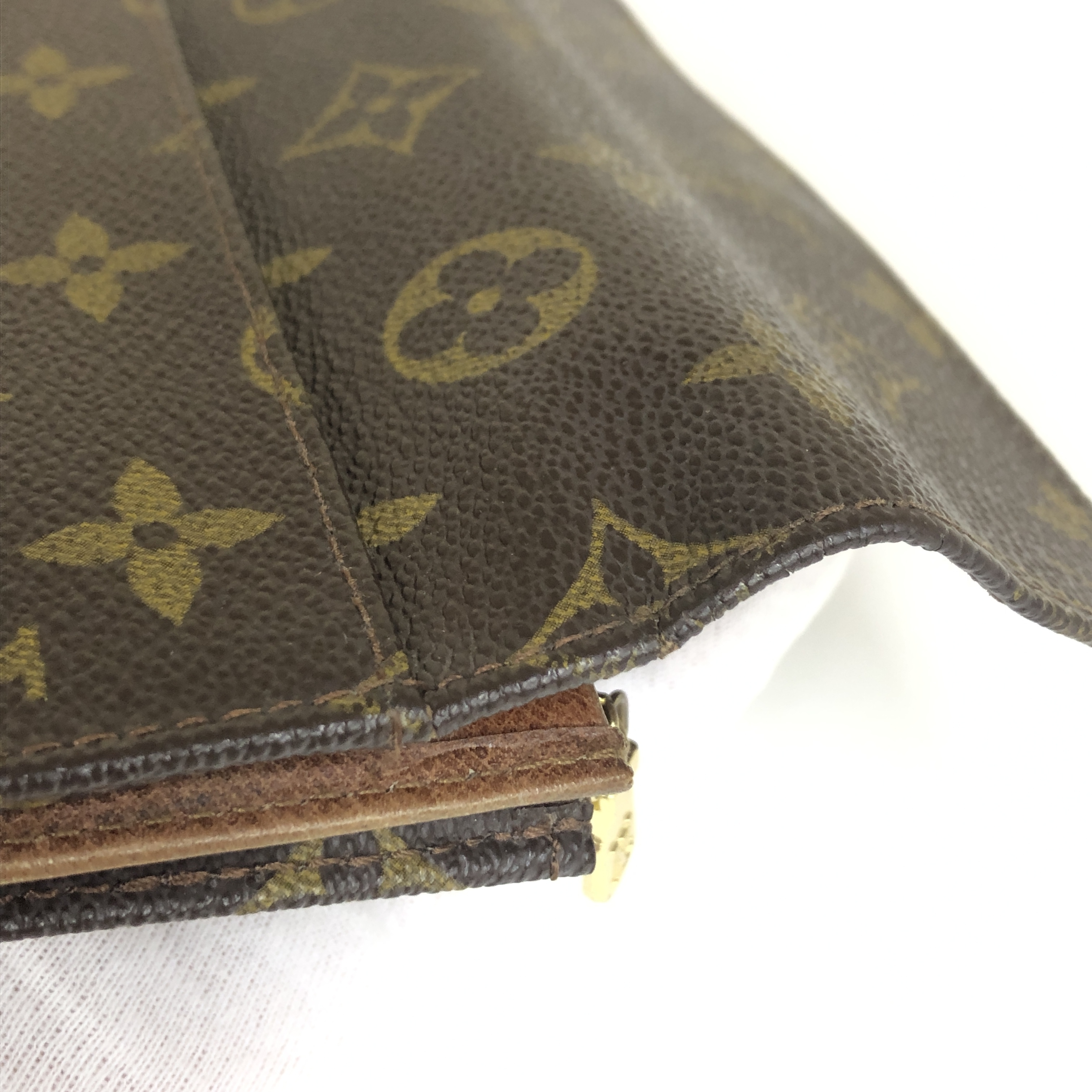 Monogram Long Wallet Vintage 831 with Coin Pocket Wallet Made in France — view 13