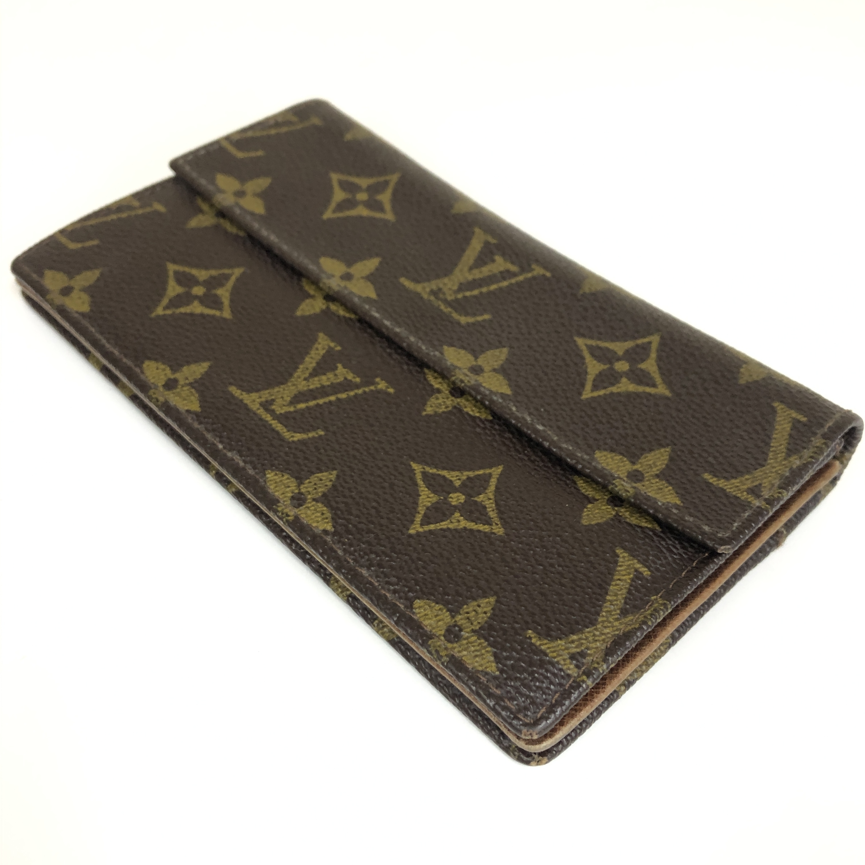 Monogram Long Wallet Vintage 831 with Coin Pocket Wallet Made in France — view 3