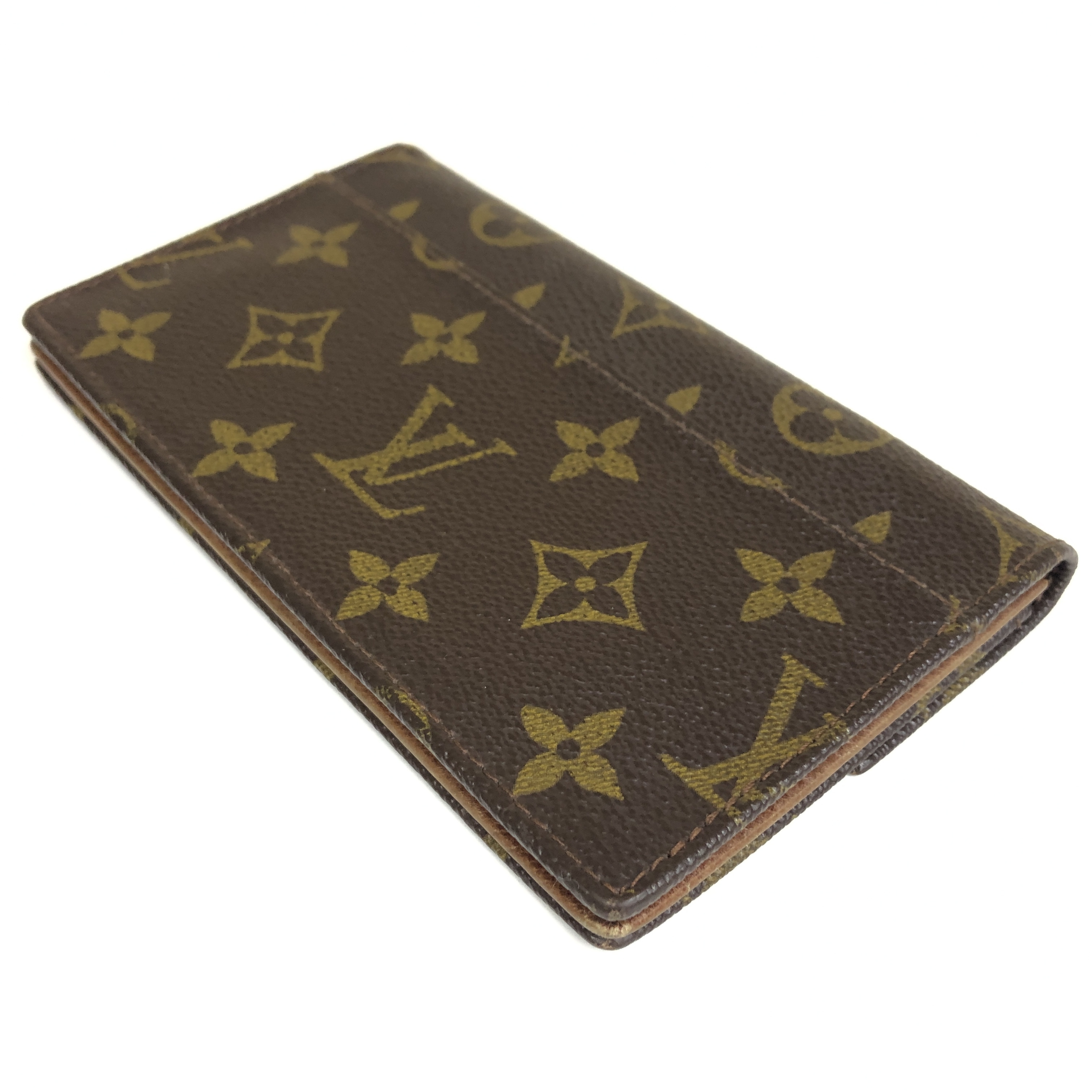Monogram Long Wallet Vintage 831 with Coin Pocket Wallet Made in France — view 5