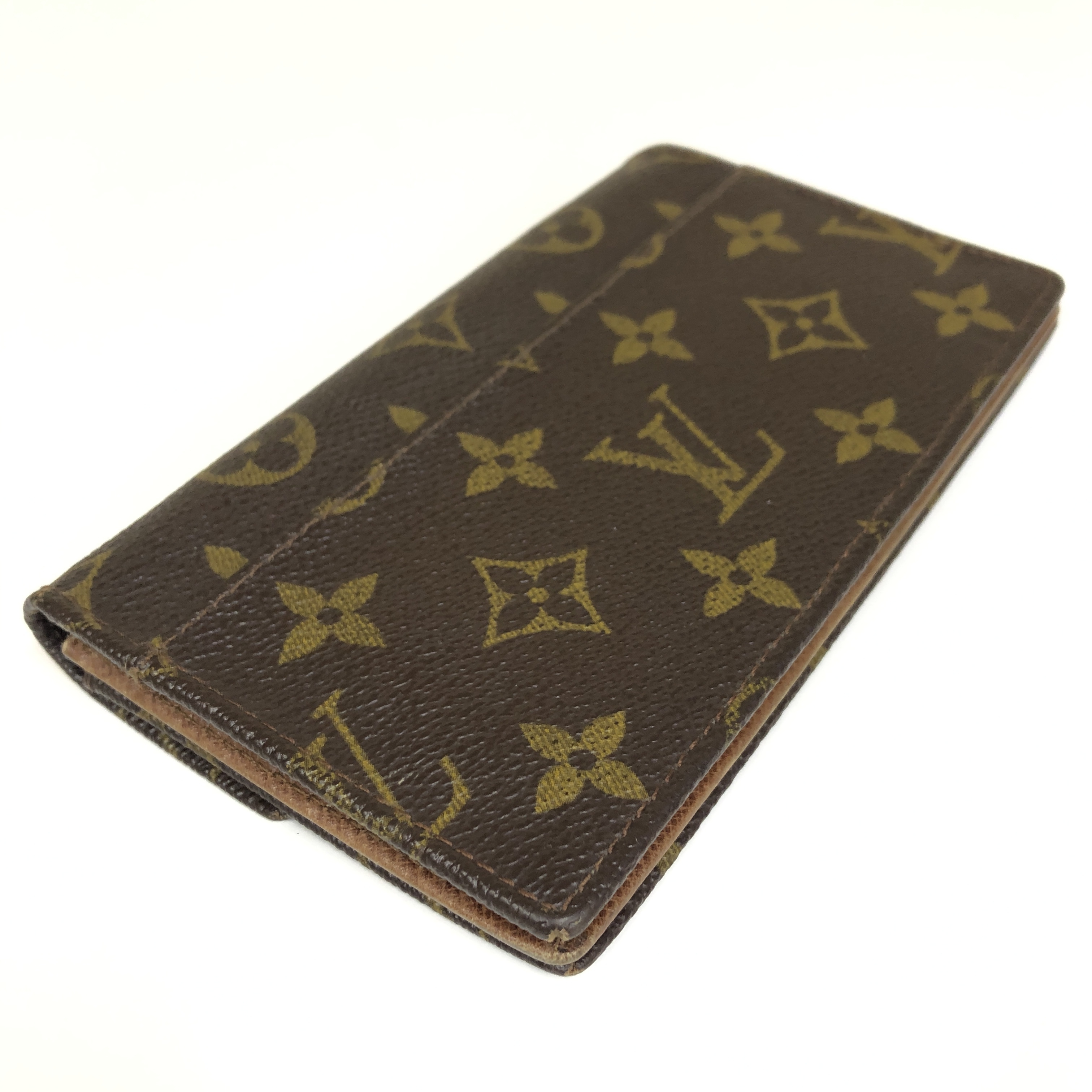 Monogram Long Wallet Vintage 831 with Coin Pocket Wallet Made in France — view 6