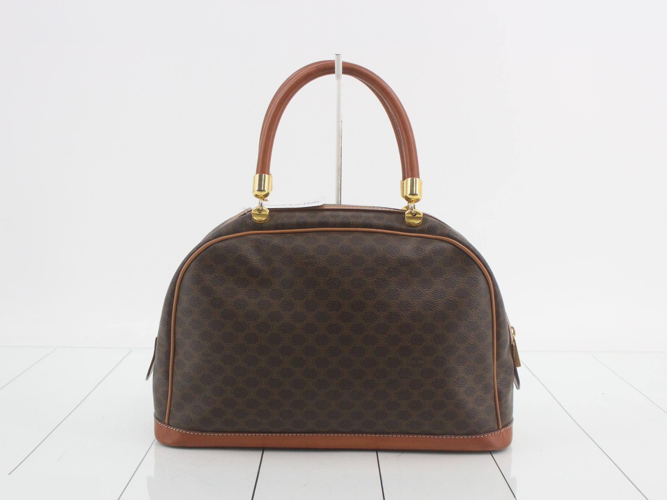 Macadam Logo Handbag, Brown, 32 x 21 x 11 cm — view 2