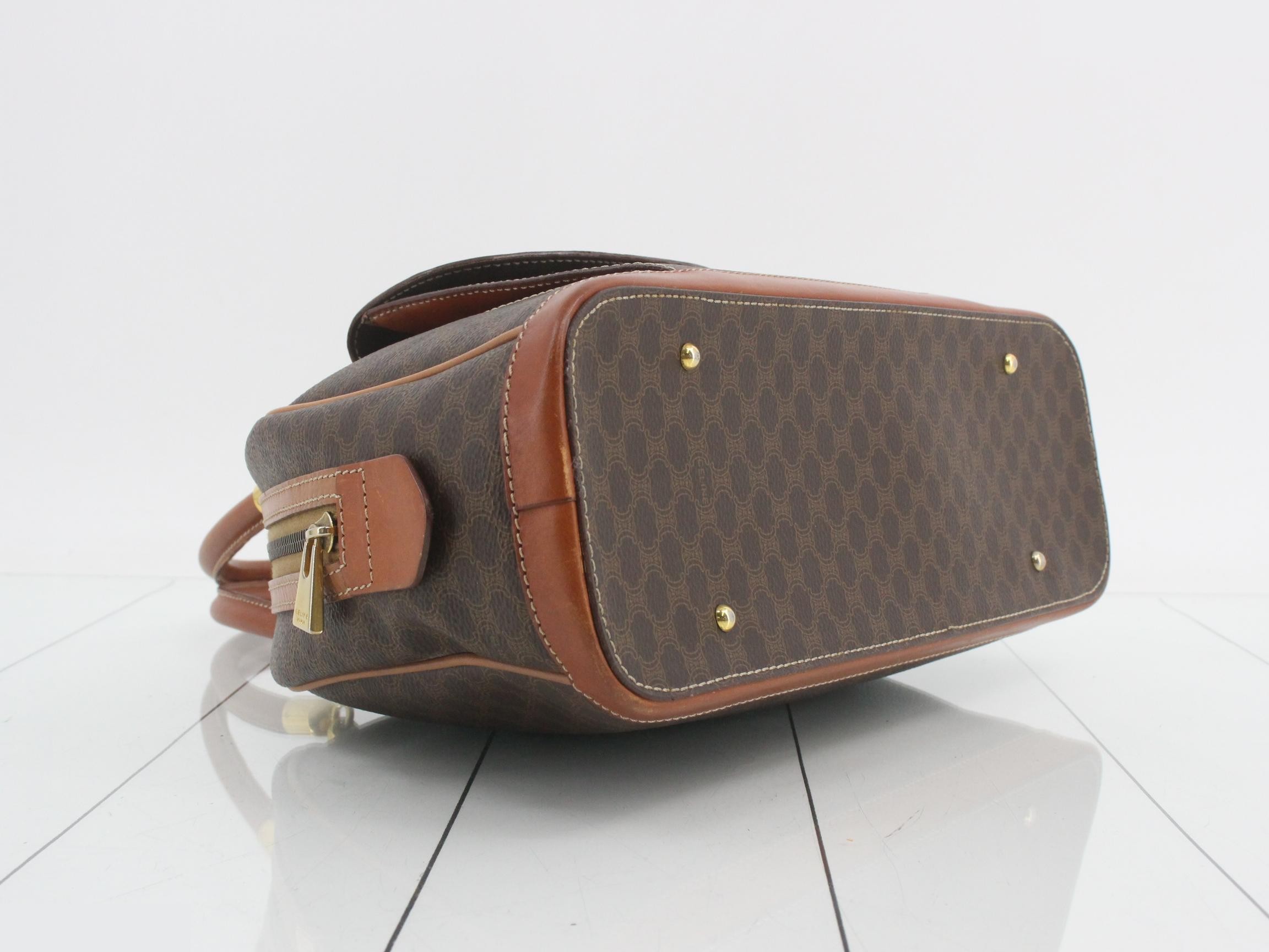 Macadam Logo Handbag, Brown, 32 x 21 x 11 cm — view 5