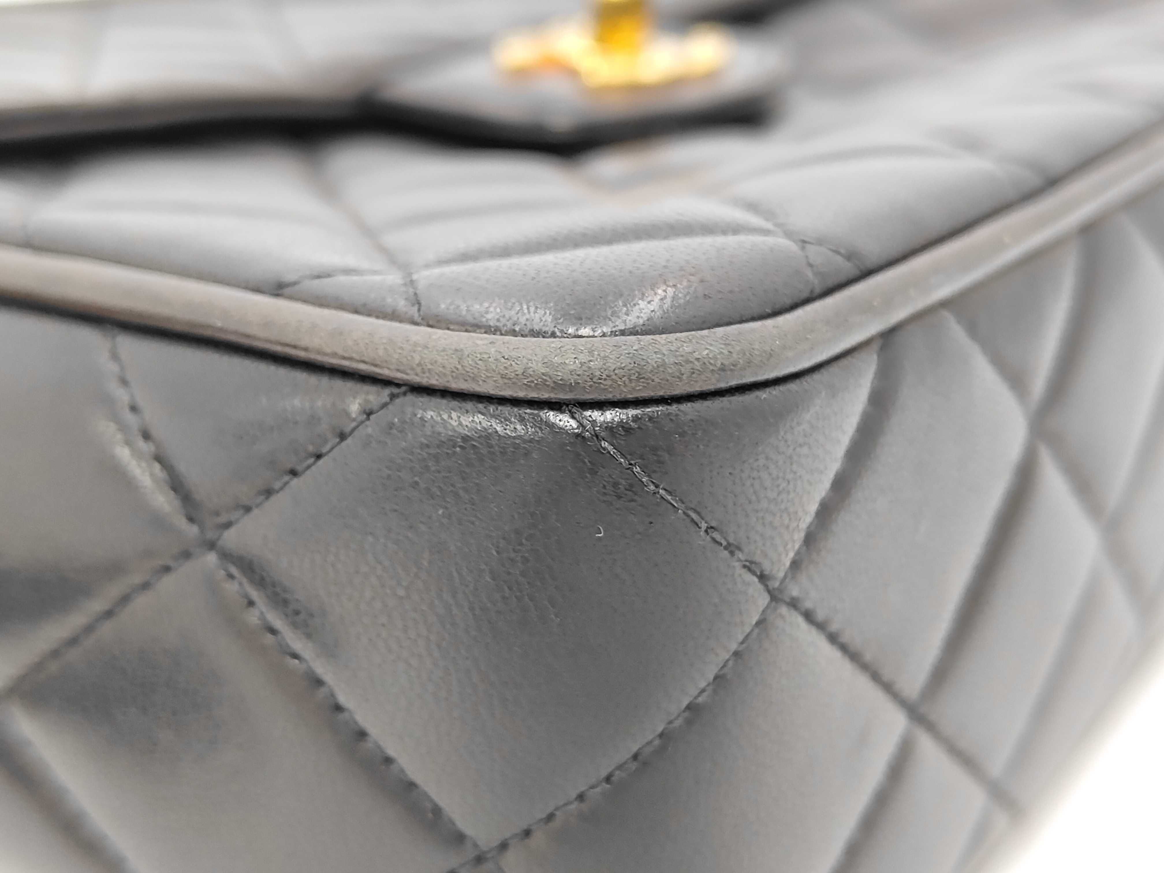 Lambskin Matelassé Fringe Chain Shoulder Bag — view 6