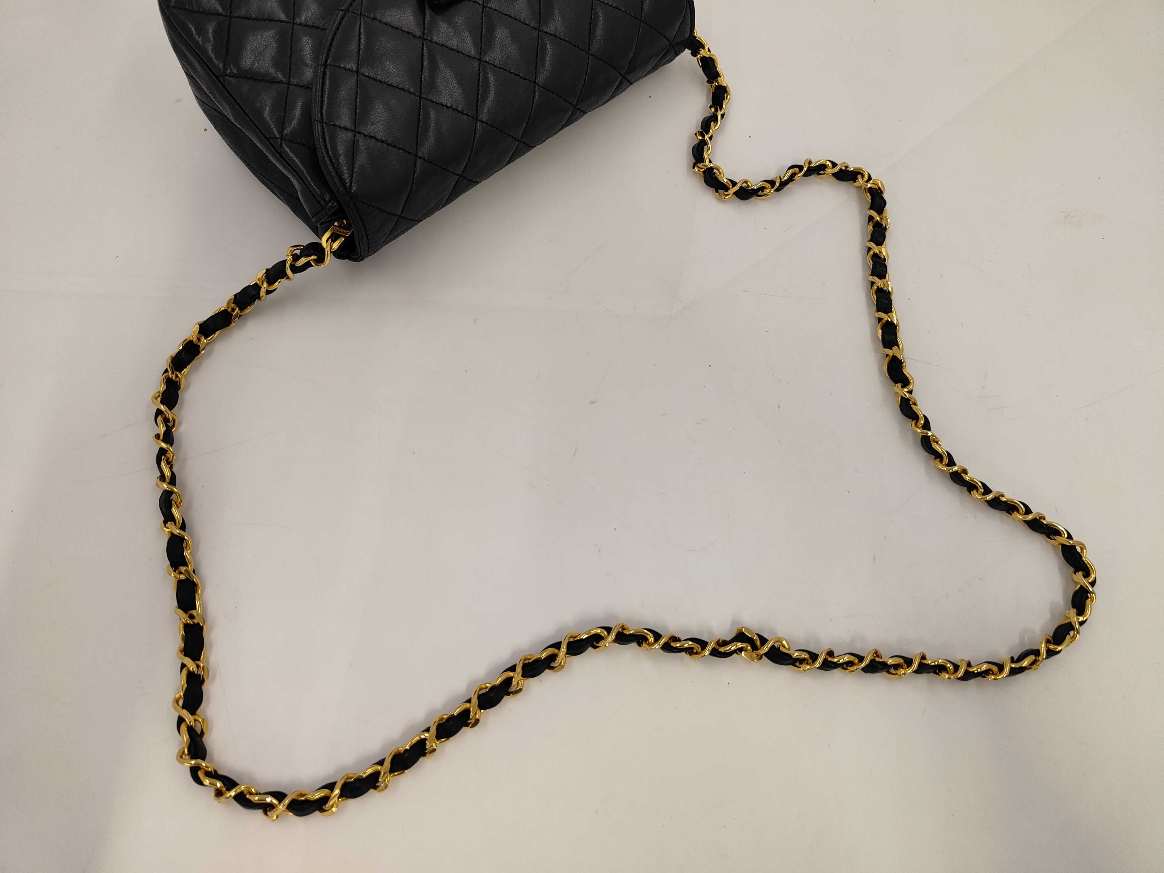 Lambskin Matelassé Half-Moon Shoulder Bag — view 3