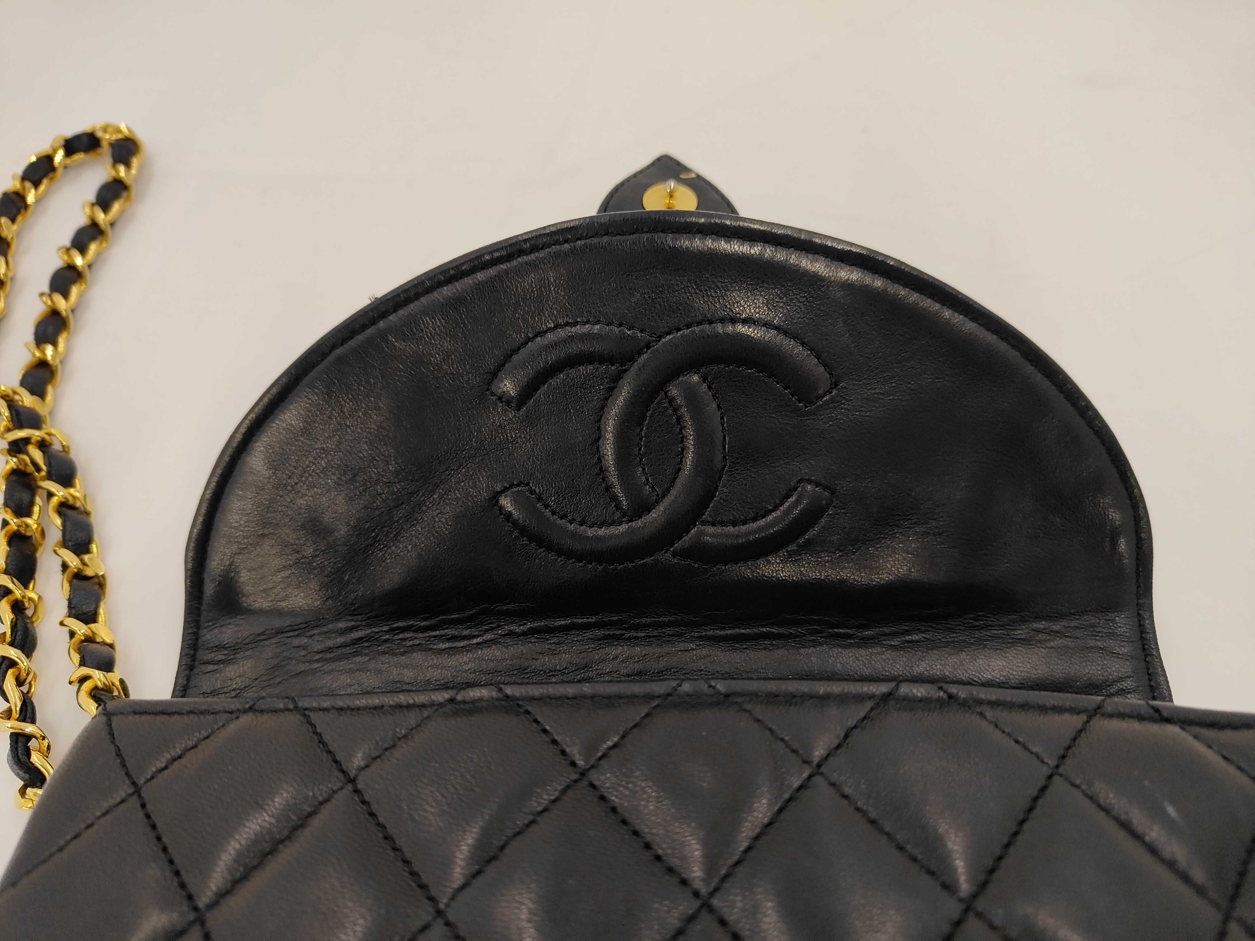 Lambskin Matelassé Half-Moon Shoulder Bag — view 8