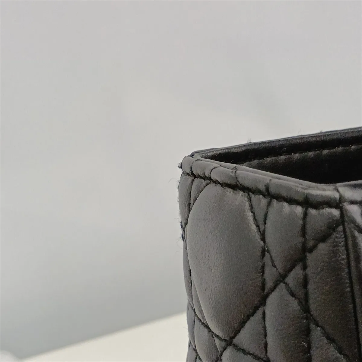 Cannage Lady Dior Large Leather 2-Way Shoulder Bag, Black — view 13