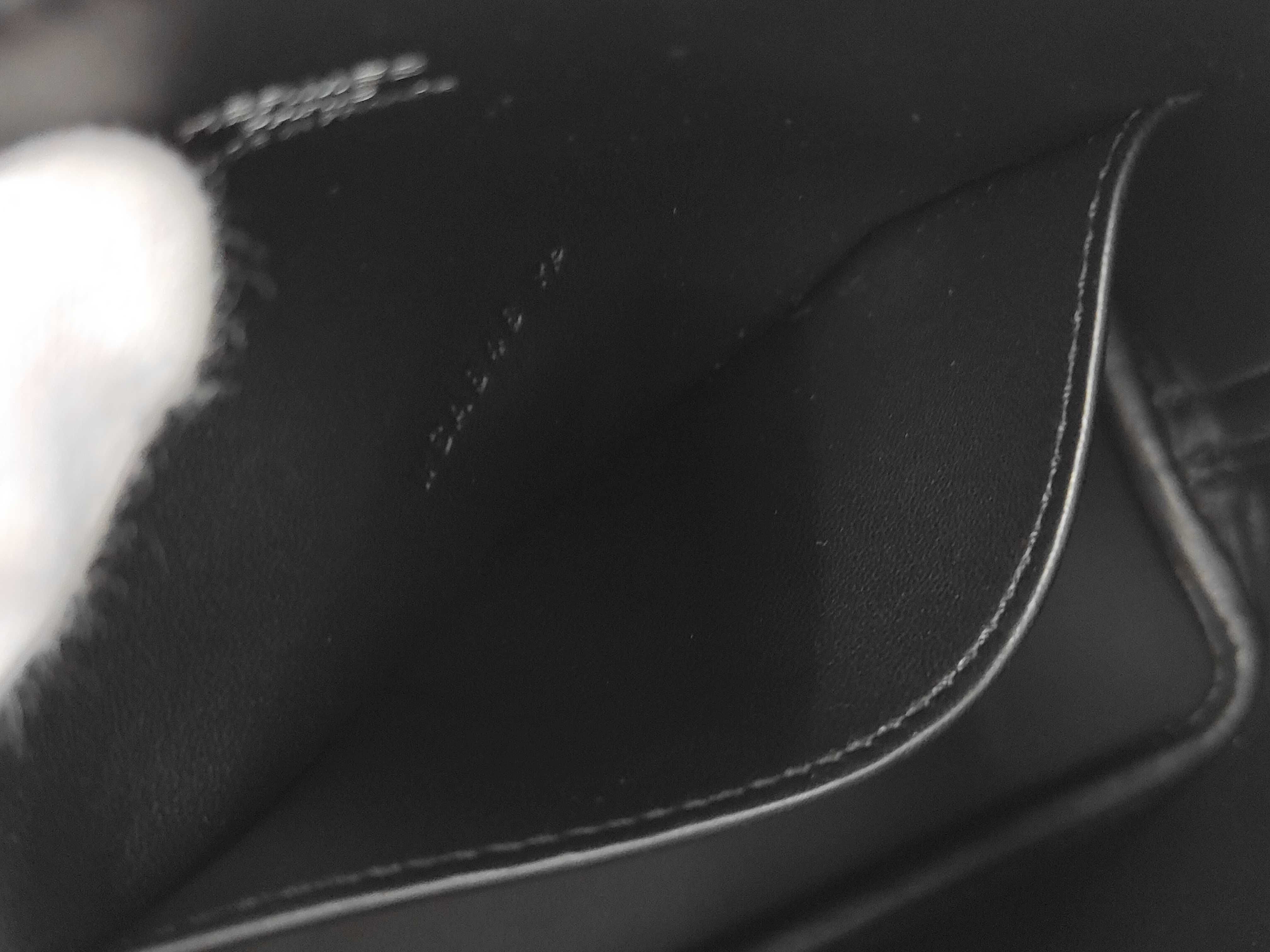 Bolide 1923 Mini Chevre Leather Handbag, Black with Gold Stamp and P Hardware — view 9