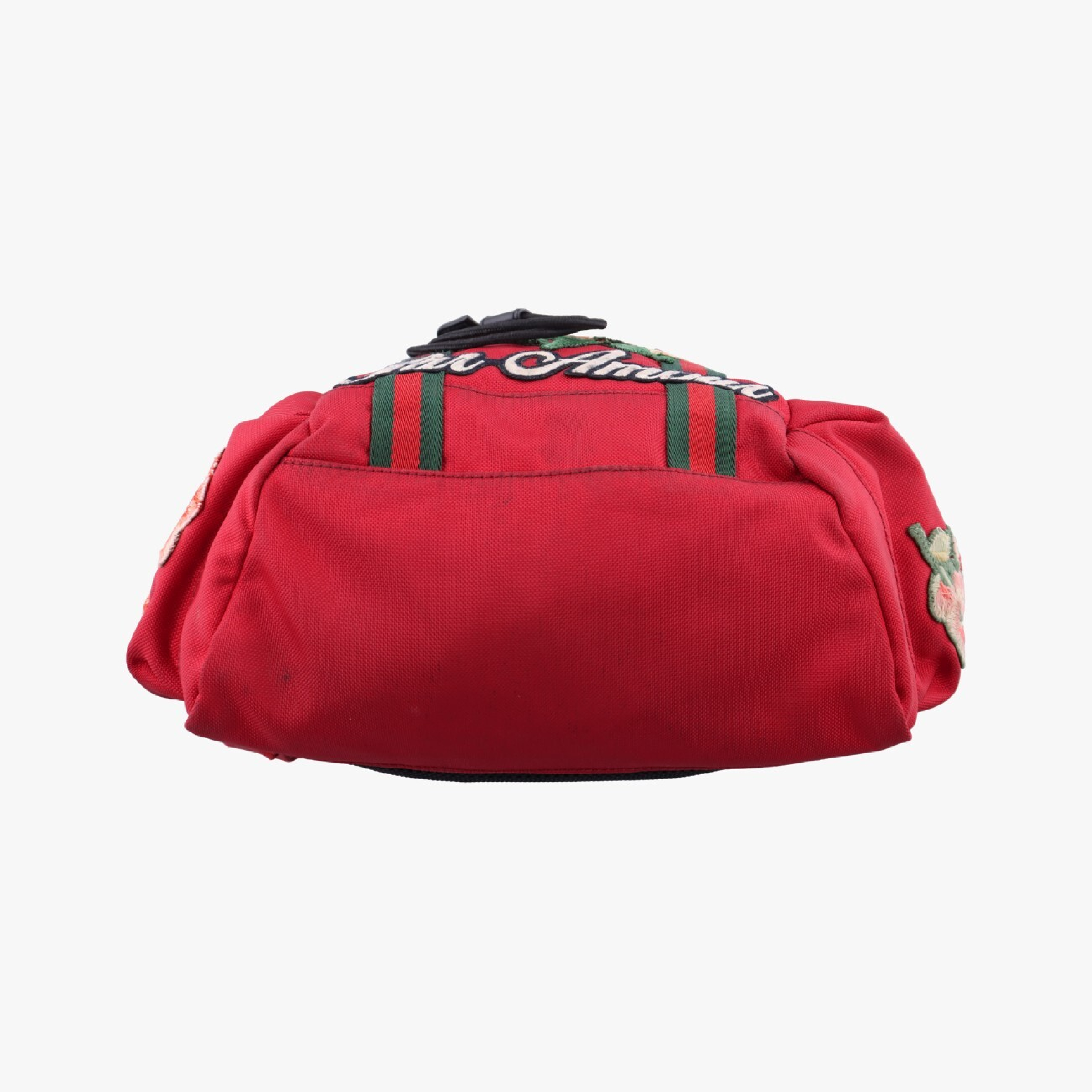 Techno Vintage Web Lavoure Pal Amour Embroidered Red Canvas Backpack 478327 E022661748 — view 3