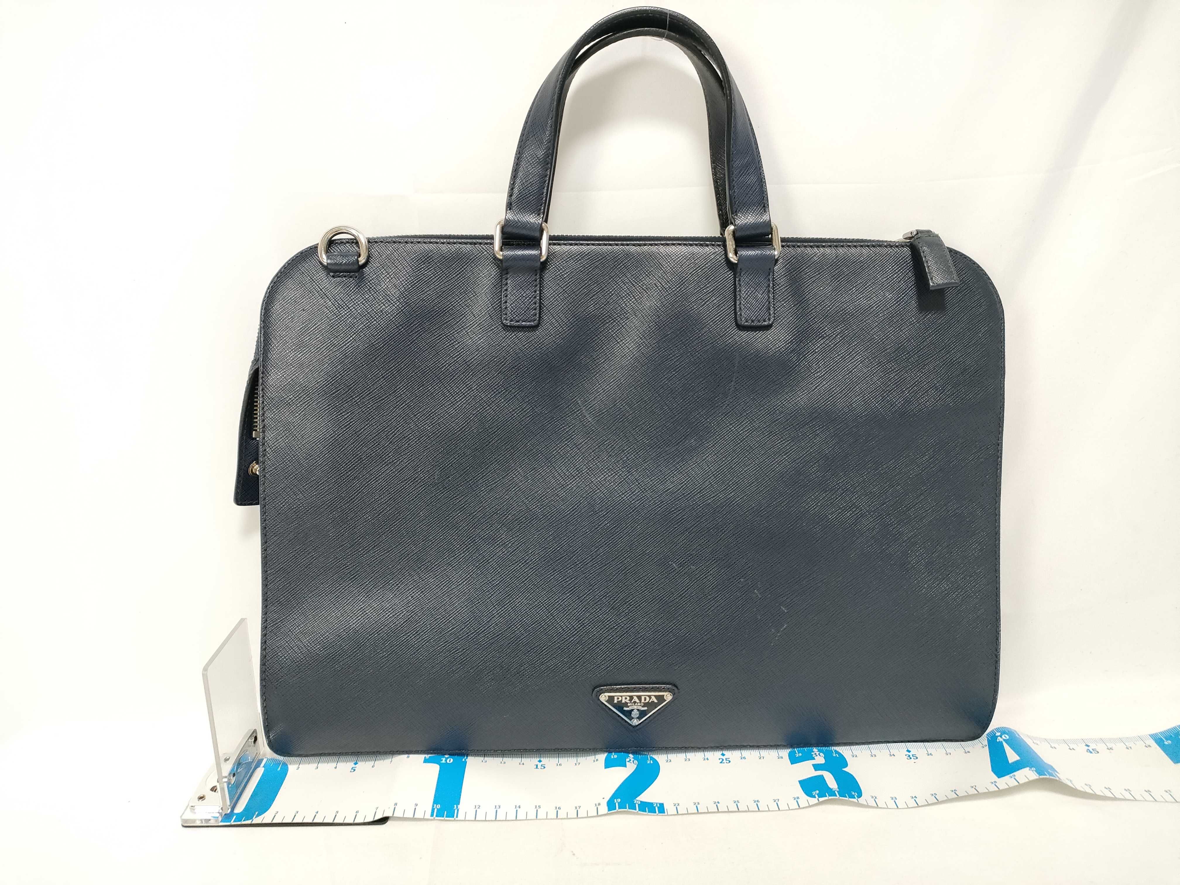 Briefcase, Saffiano Leather Tote Bag, Business Bag — view 2