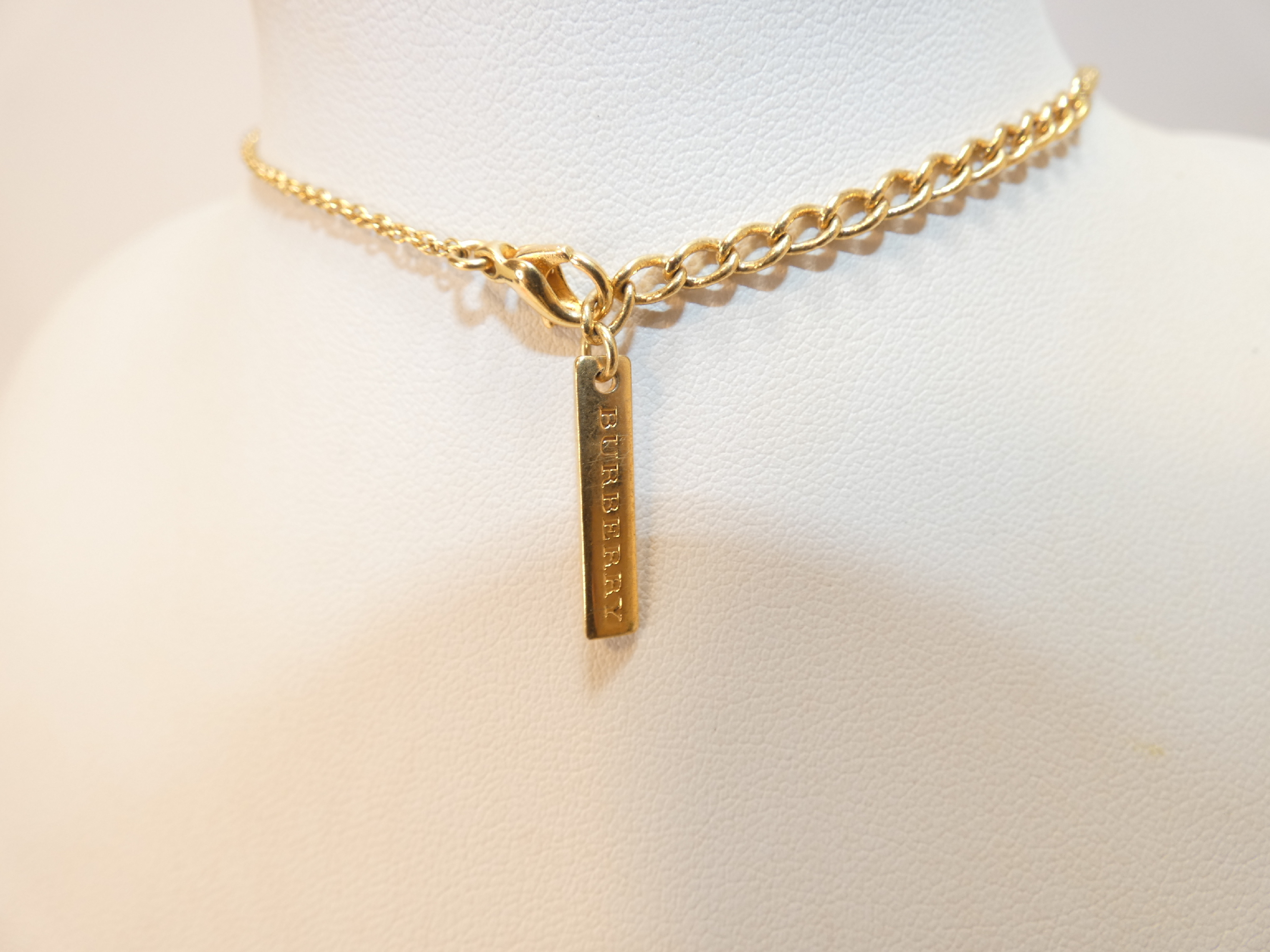Nova Check Circle GP Necklace — view 4