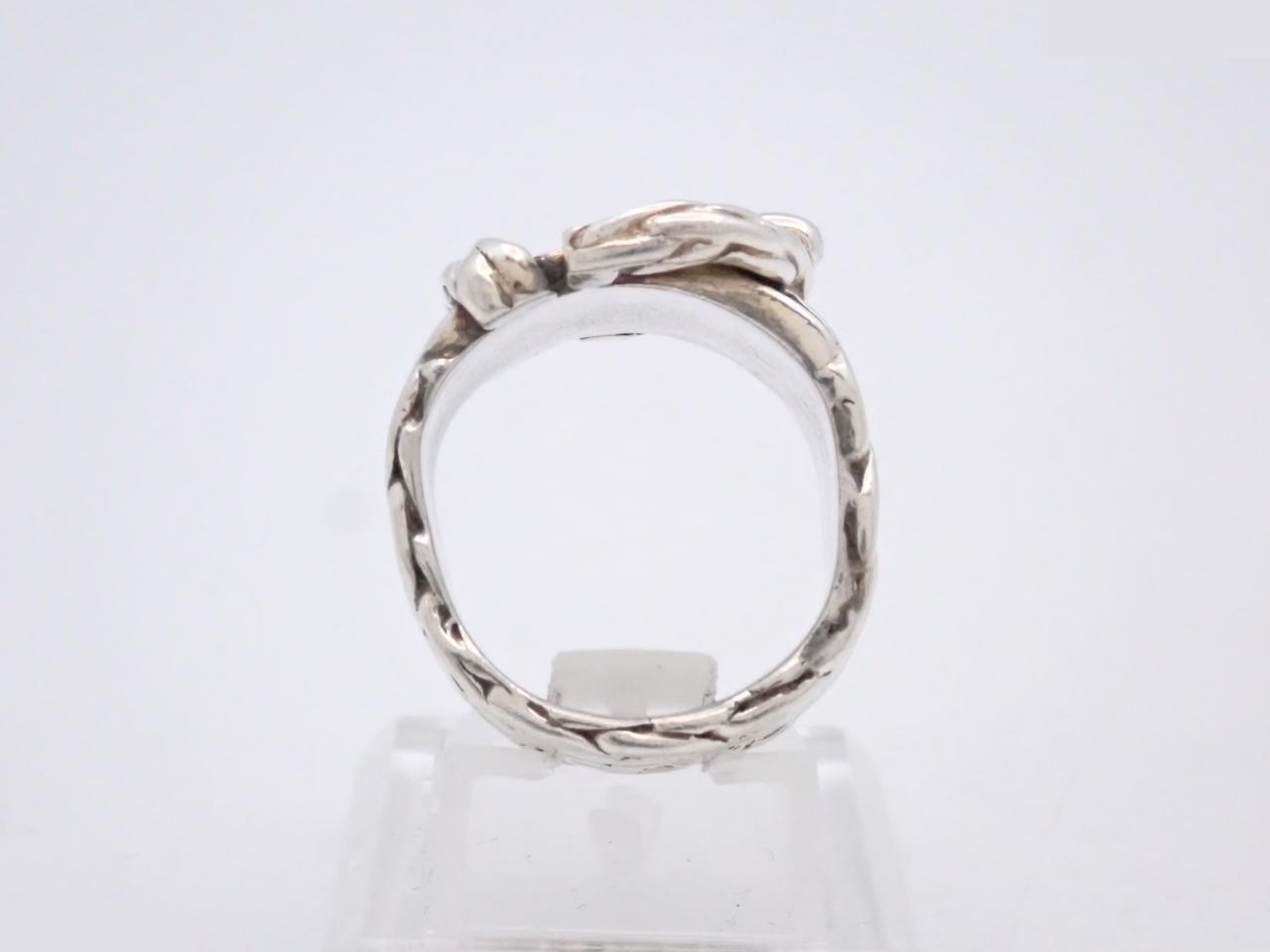 Diane Ring, 925 sterling silver, 11.6g, stamped "52", actual size #11 — view 3