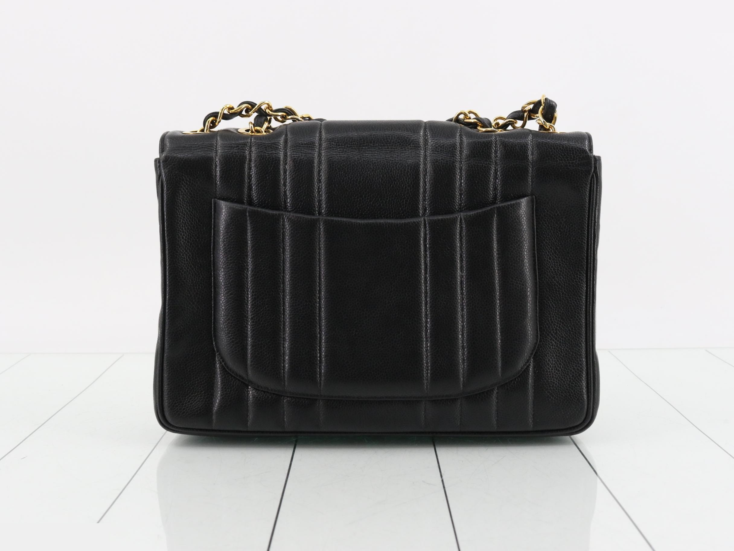 Mademoiselle Caviar Skin Shoulder Bag, Series 5 — view 2