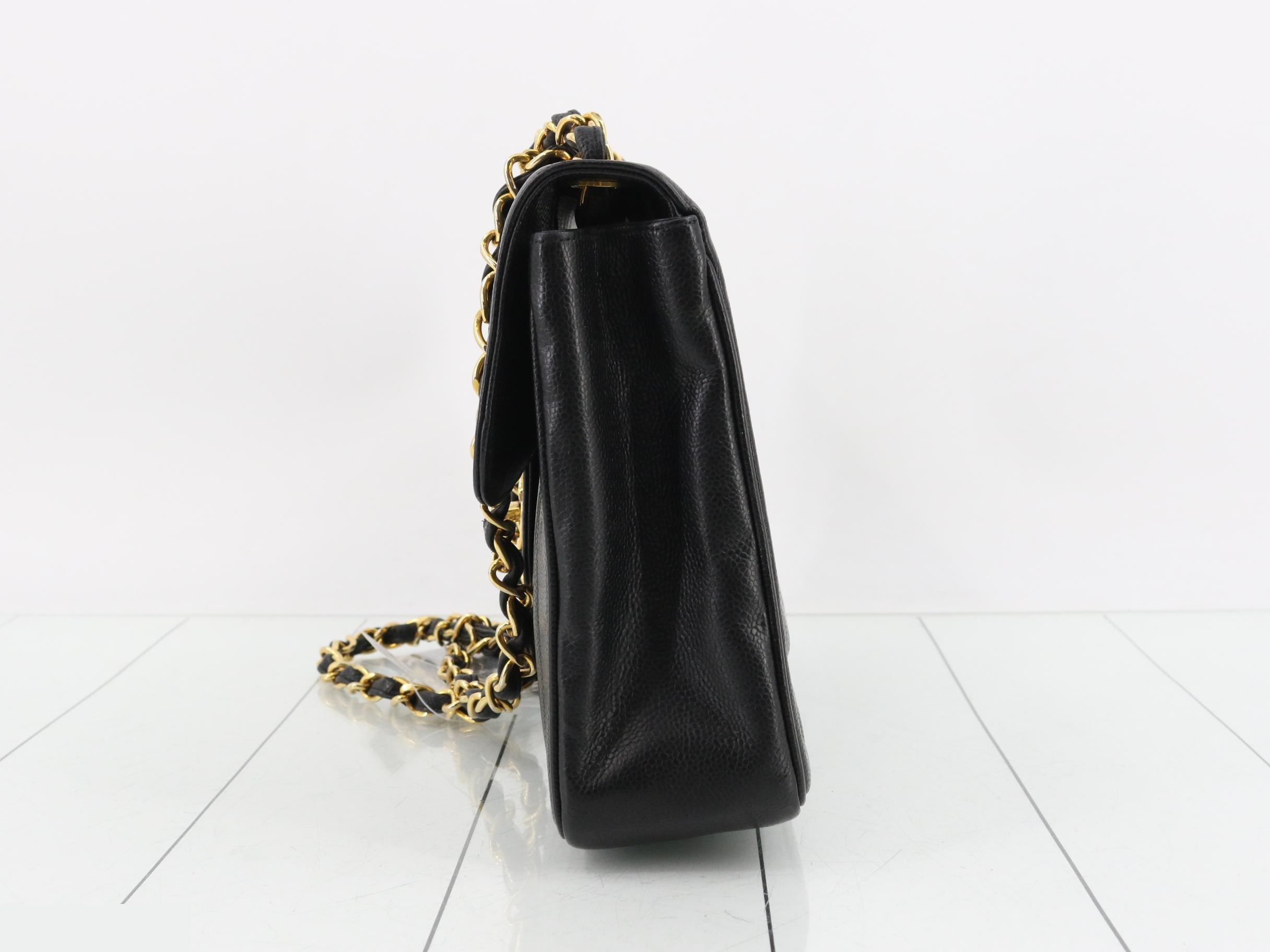 Mademoiselle Caviar Skin Shoulder Bag, Series 5 — view 3
