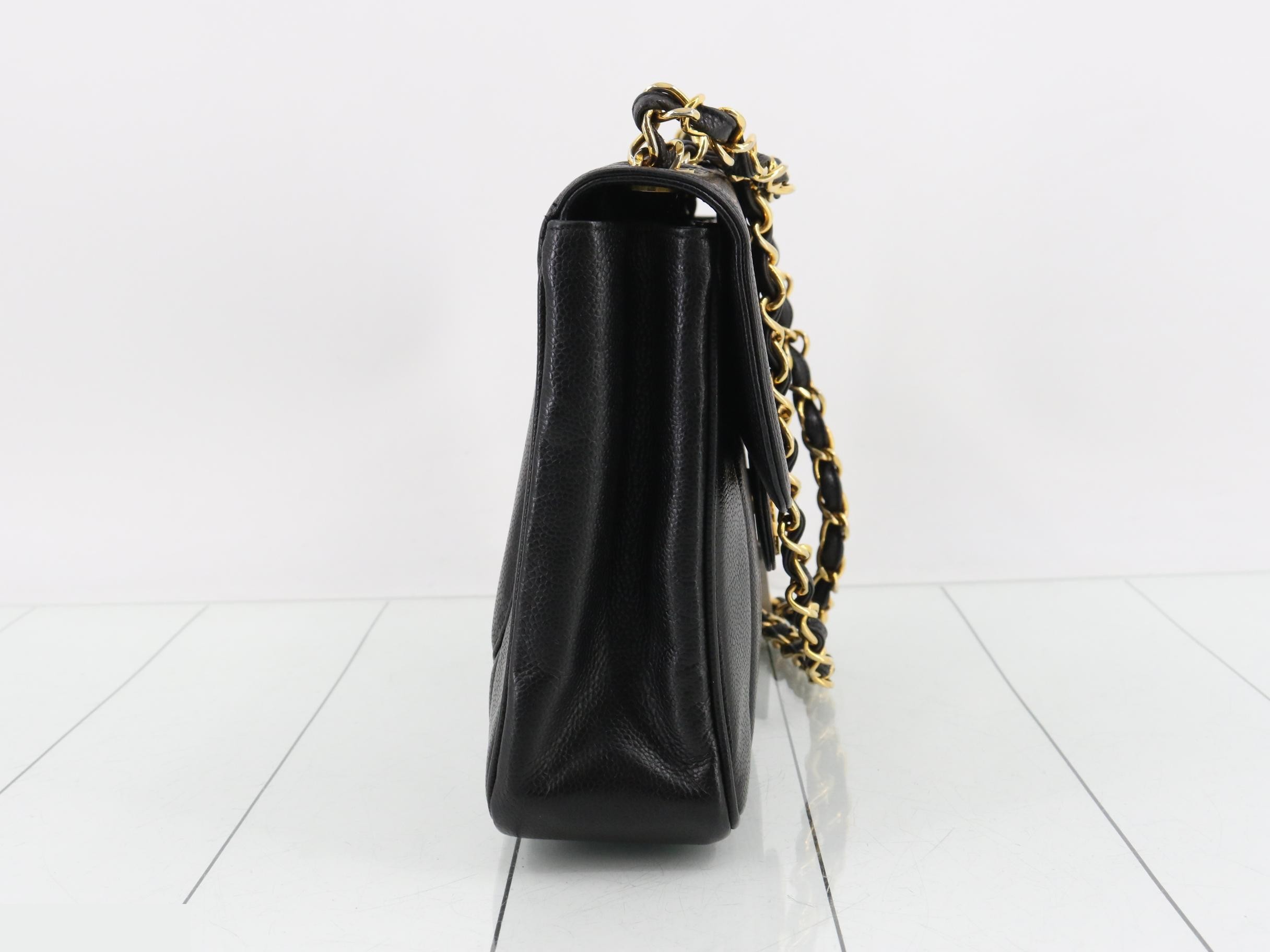Mademoiselle Caviar Skin Shoulder Bag, Series 5 — view 4