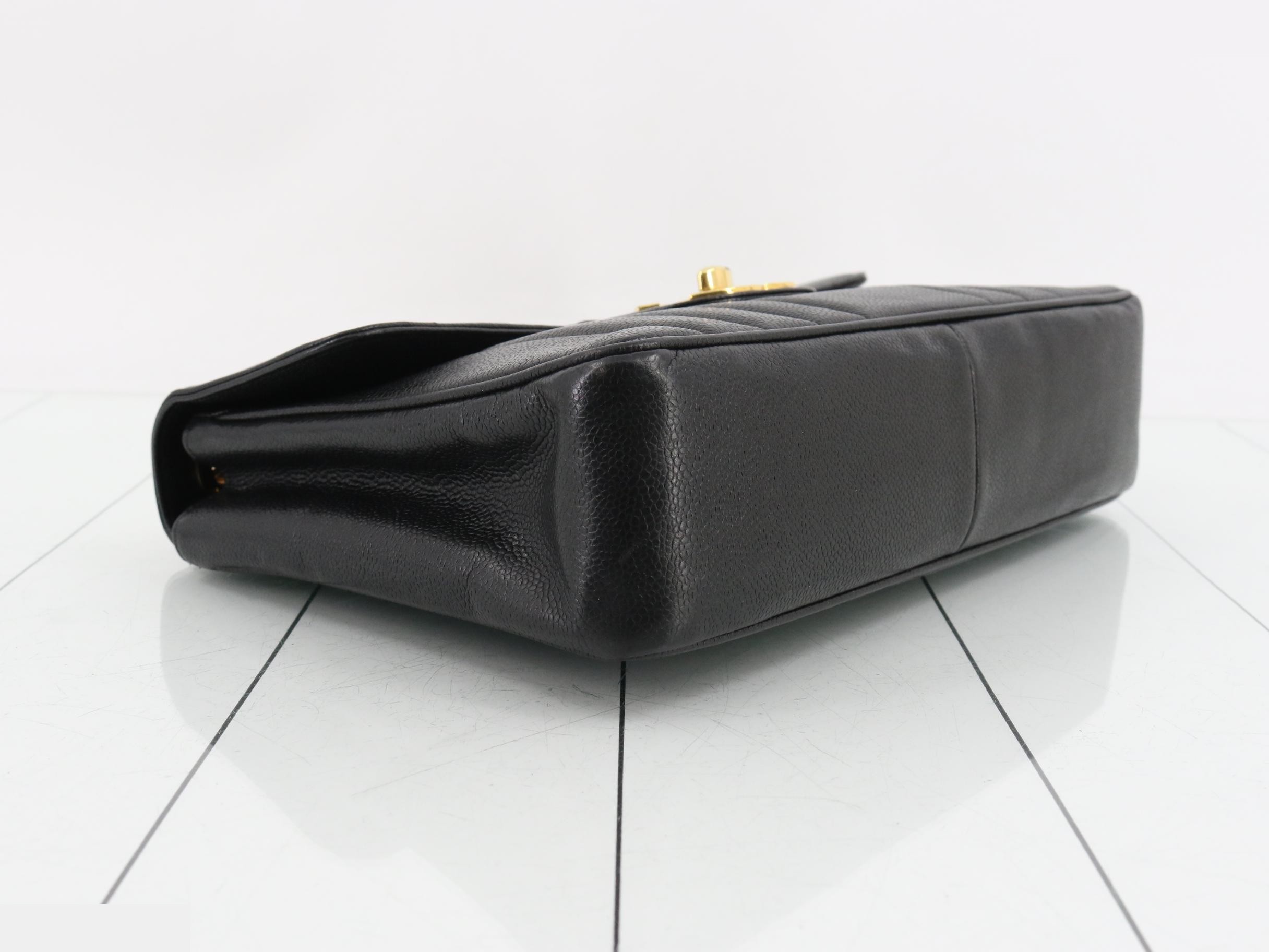 Mademoiselle Caviar Skin Shoulder Bag, Series 5 — view 5