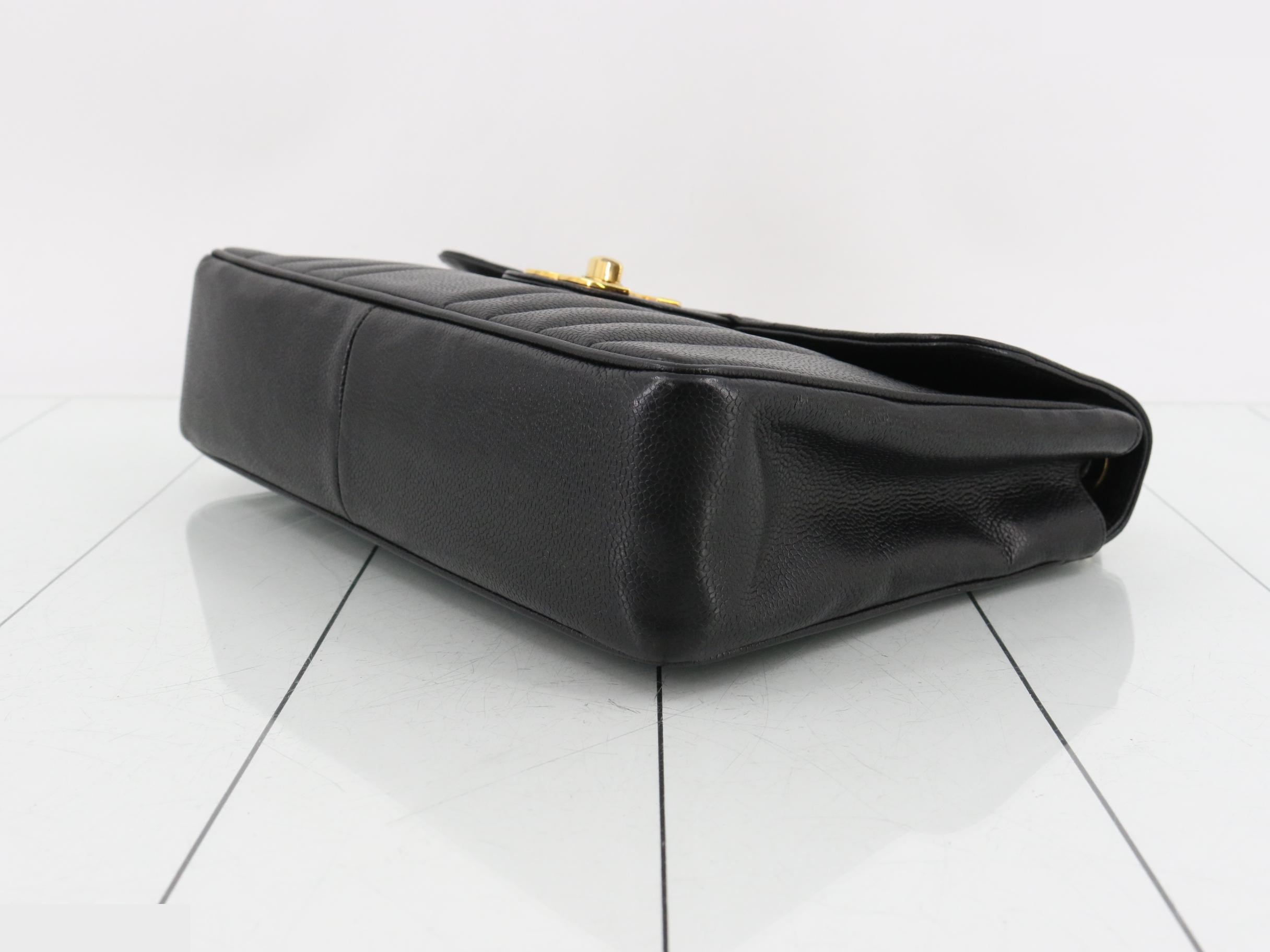 Mademoiselle Caviar Skin Shoulder Bag, Series 5 — view 6