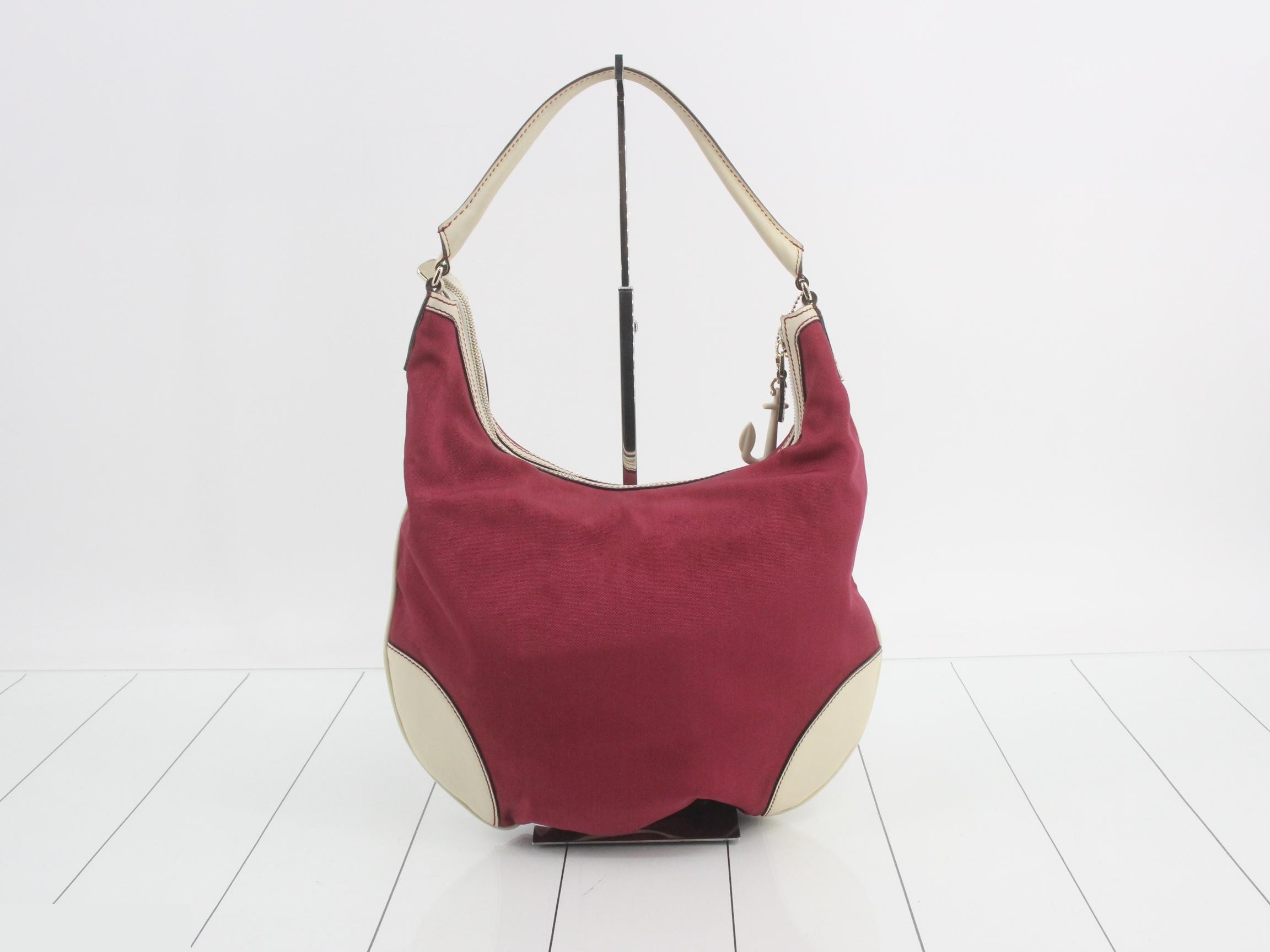 One-shoulder bag, canvas, pink — view 2