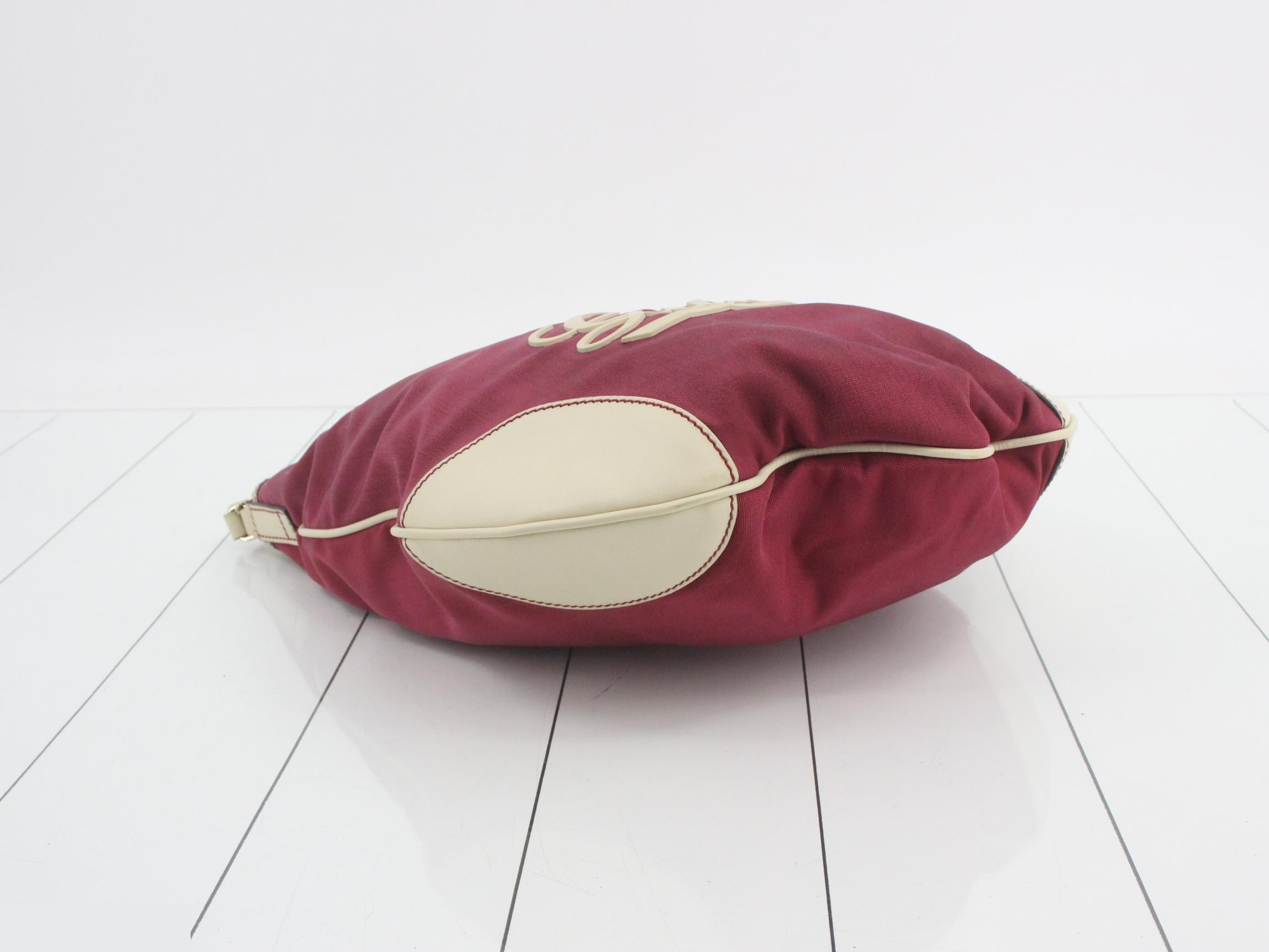 One-shoulder bag, canvas, pink — view 5