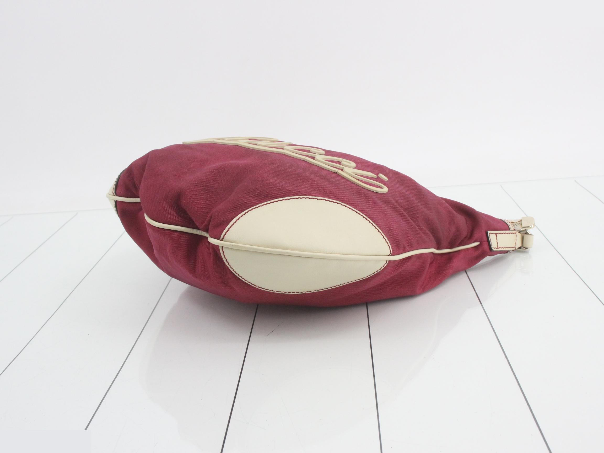 One-shoulder bag, canvas, pink — view 6