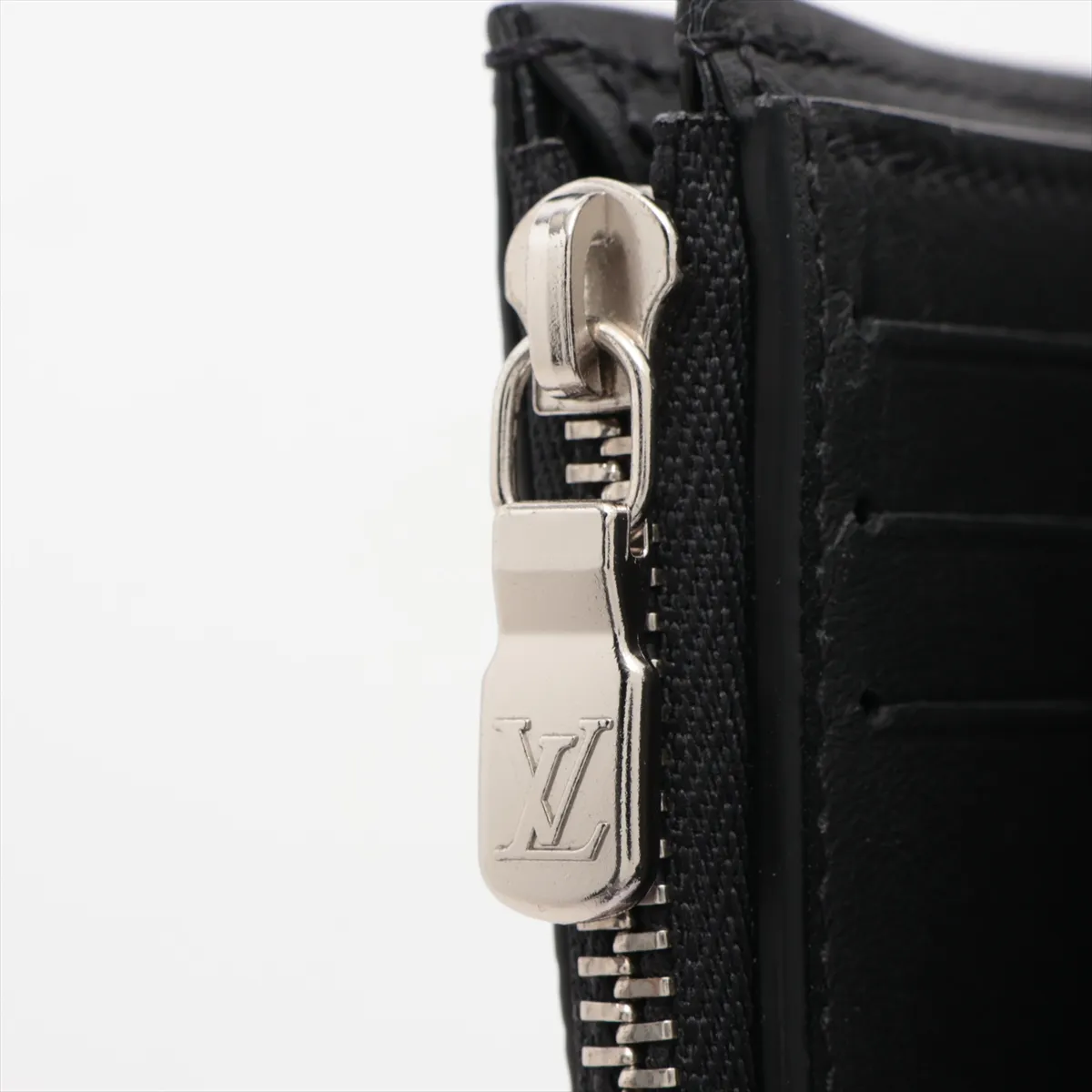 Millesime Leather Georges Wallet M25965 Black Compact Wallet (RFID detected) — view 8