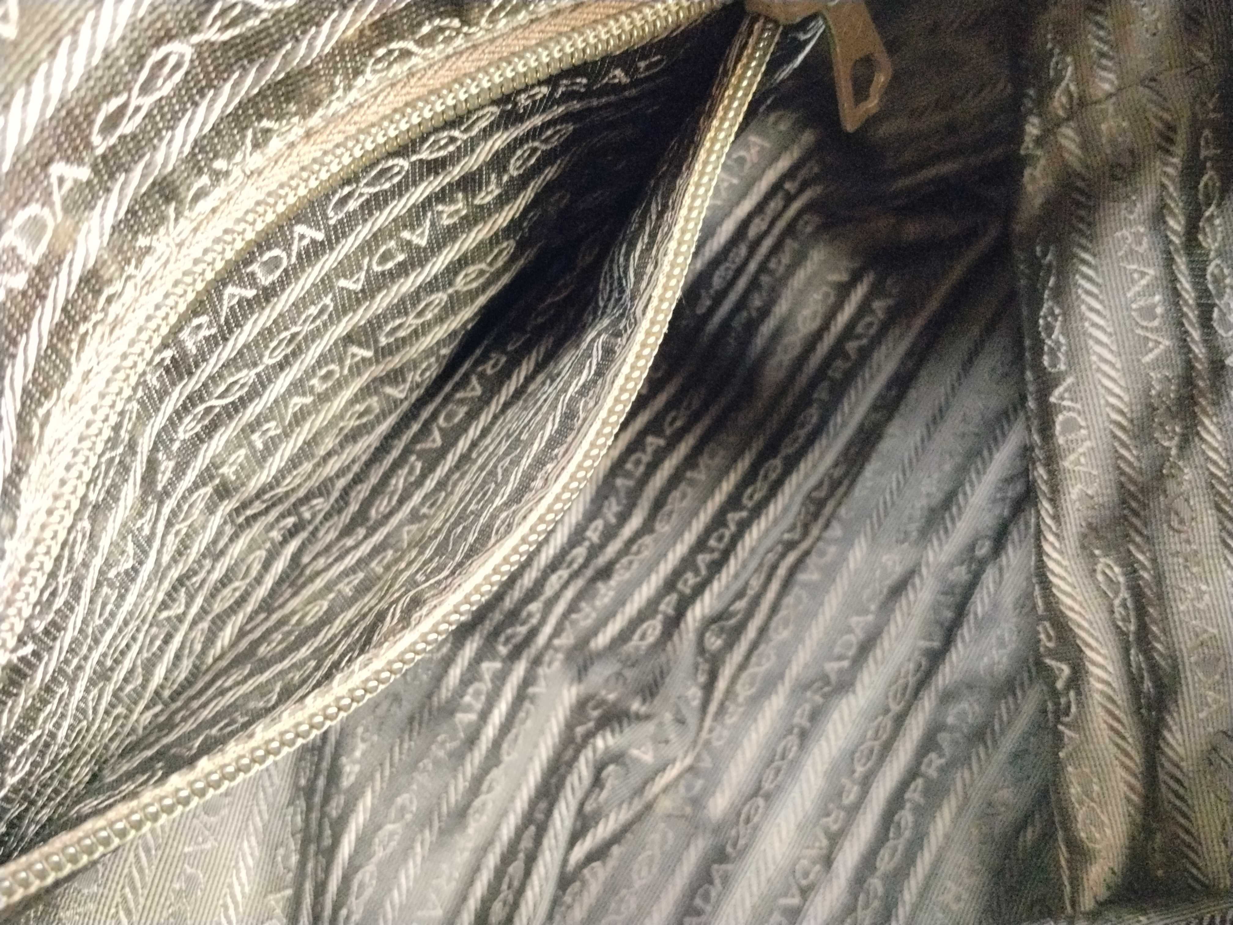 chain shoulder bag, quilted, brown. — view 12